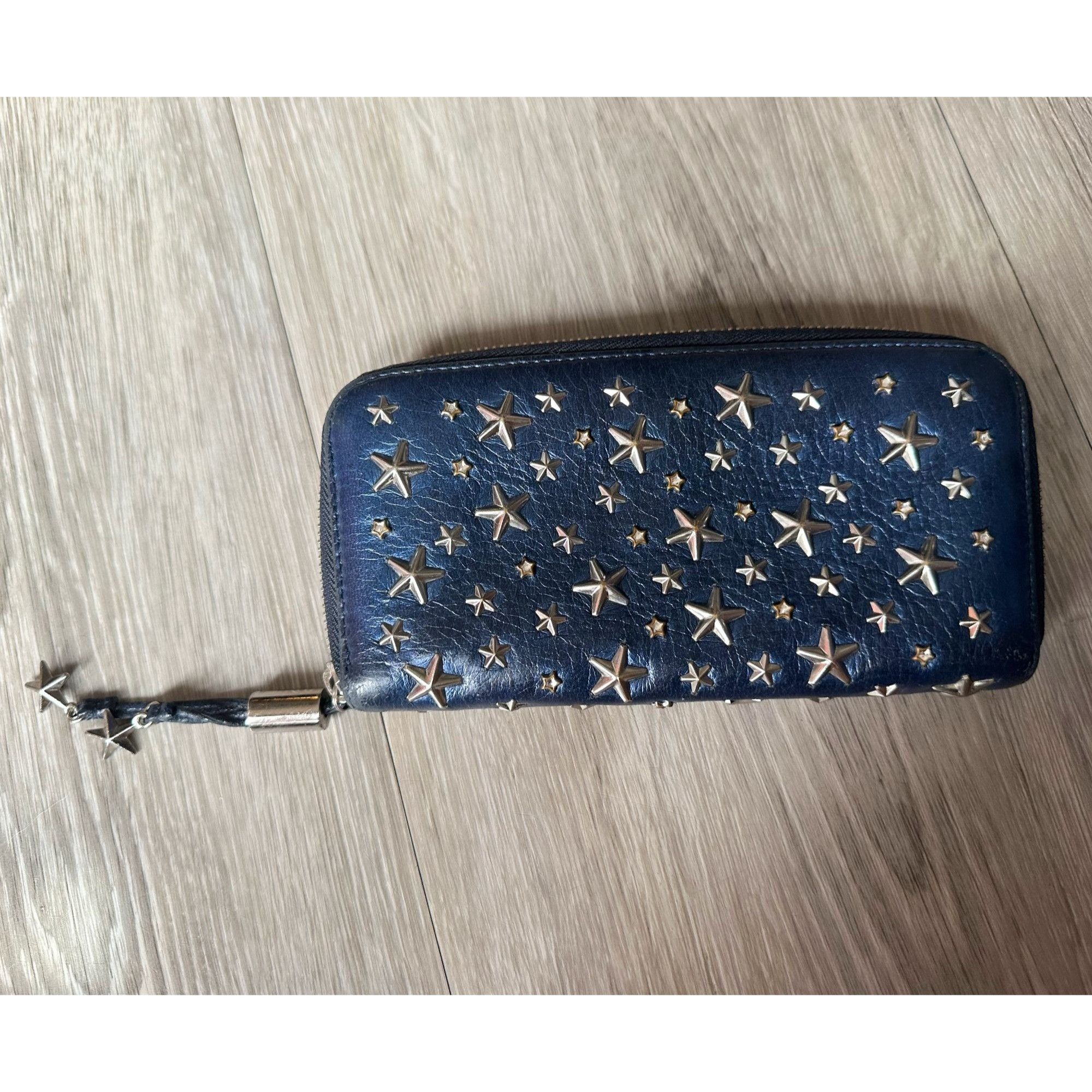 Jimmy Choo Jimmy Choo Blue Star Studded Long Wallet Size ONE SIZE - 2 Thumbnail