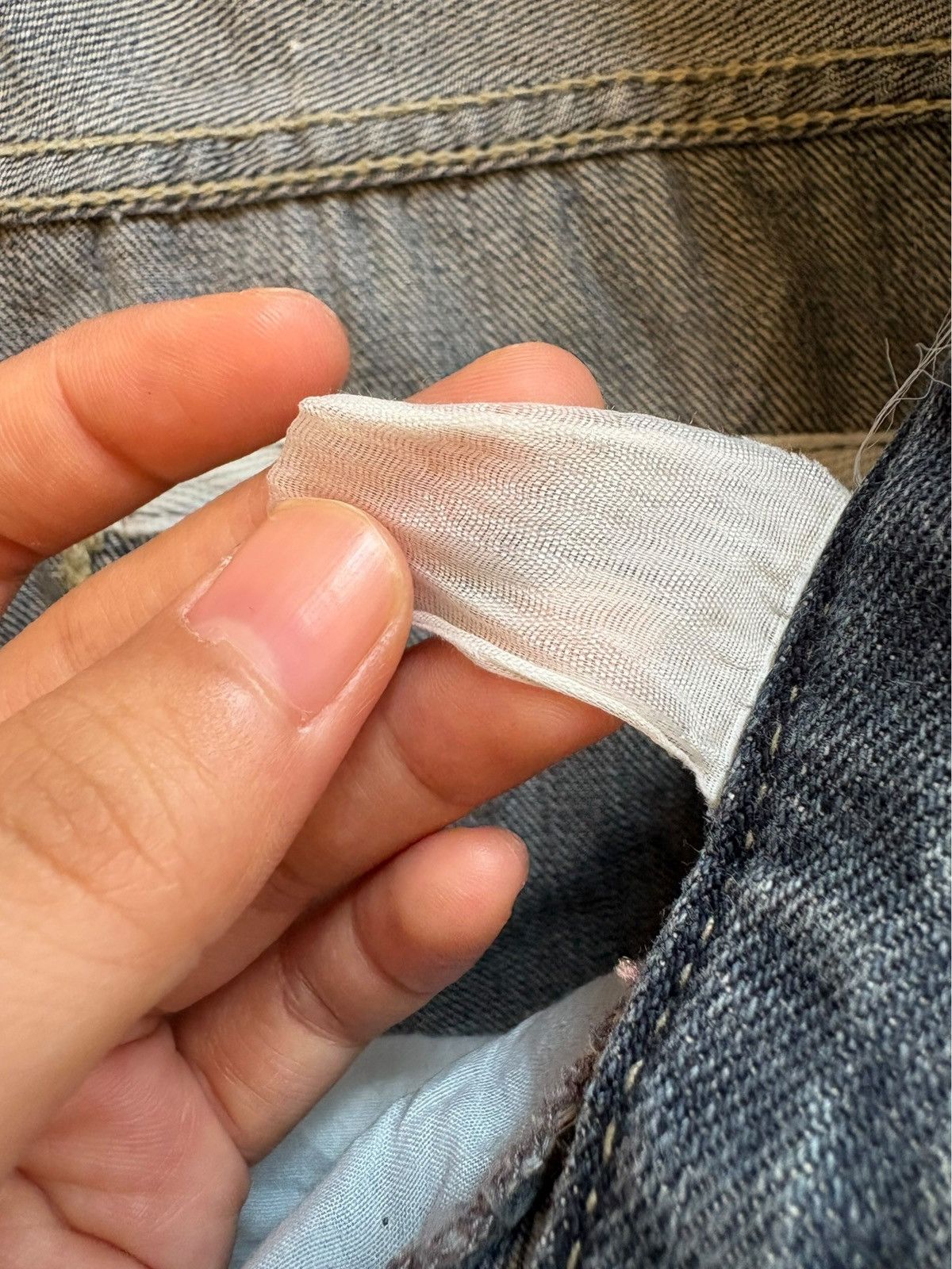 Japanese Brand Vintage Japanese Brand Tactical Distressed Loose Jeans Size US 34 / EU 50 - 10 Thumbnail