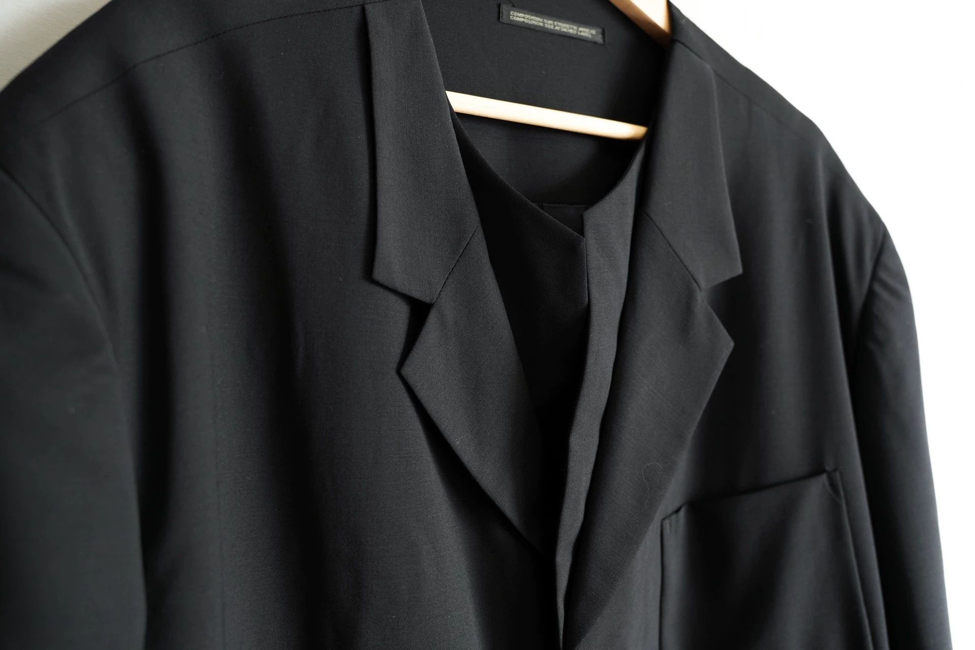 Yohji Yamamoto Yamamoto 94SS Double Collar Clear Button Jkt M Size US M / EU 48-50 / 2 - 2 Thumbnail