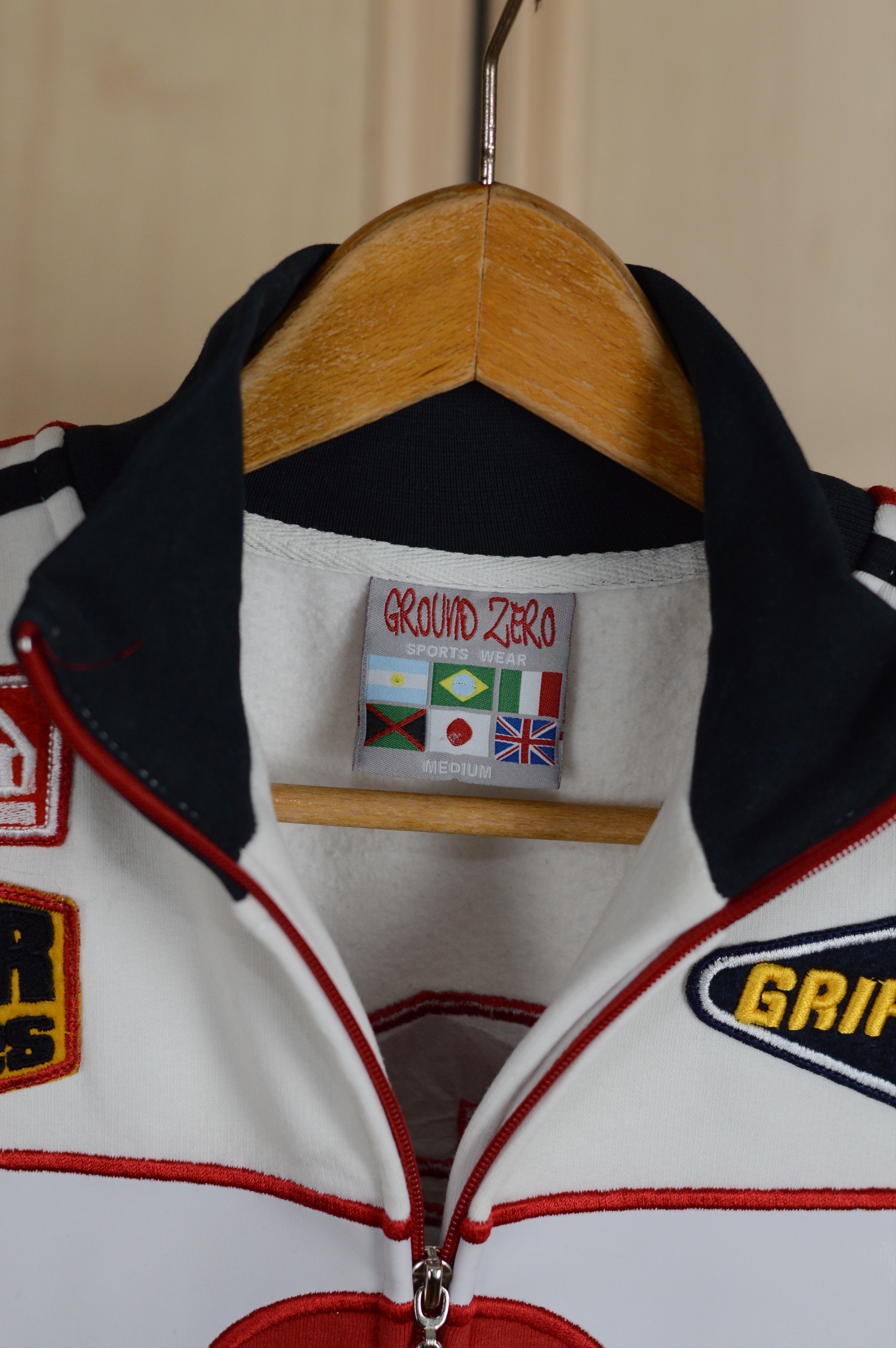 GROUNDZERO × Japanese Brand Ground Zero Sport Wear Racing Zip Jacket Size US M / EU 48-50 / 2 - 10 Thumbnail