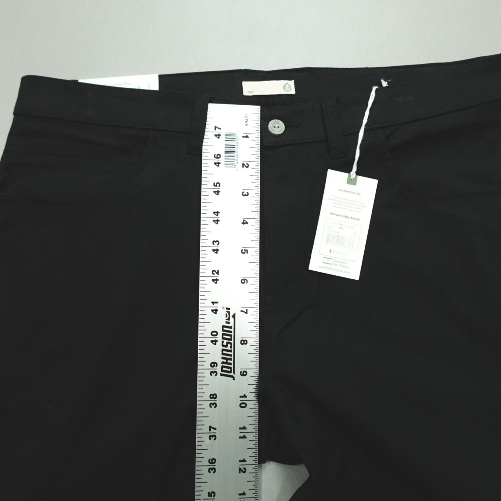 Vintage Tasc Motion Pants Straight Fit Lightweight DWR Men's 34x34 Black Slim Fit Casual Chino Pants Size US 34 / EU 50 - 6 Thumbnail