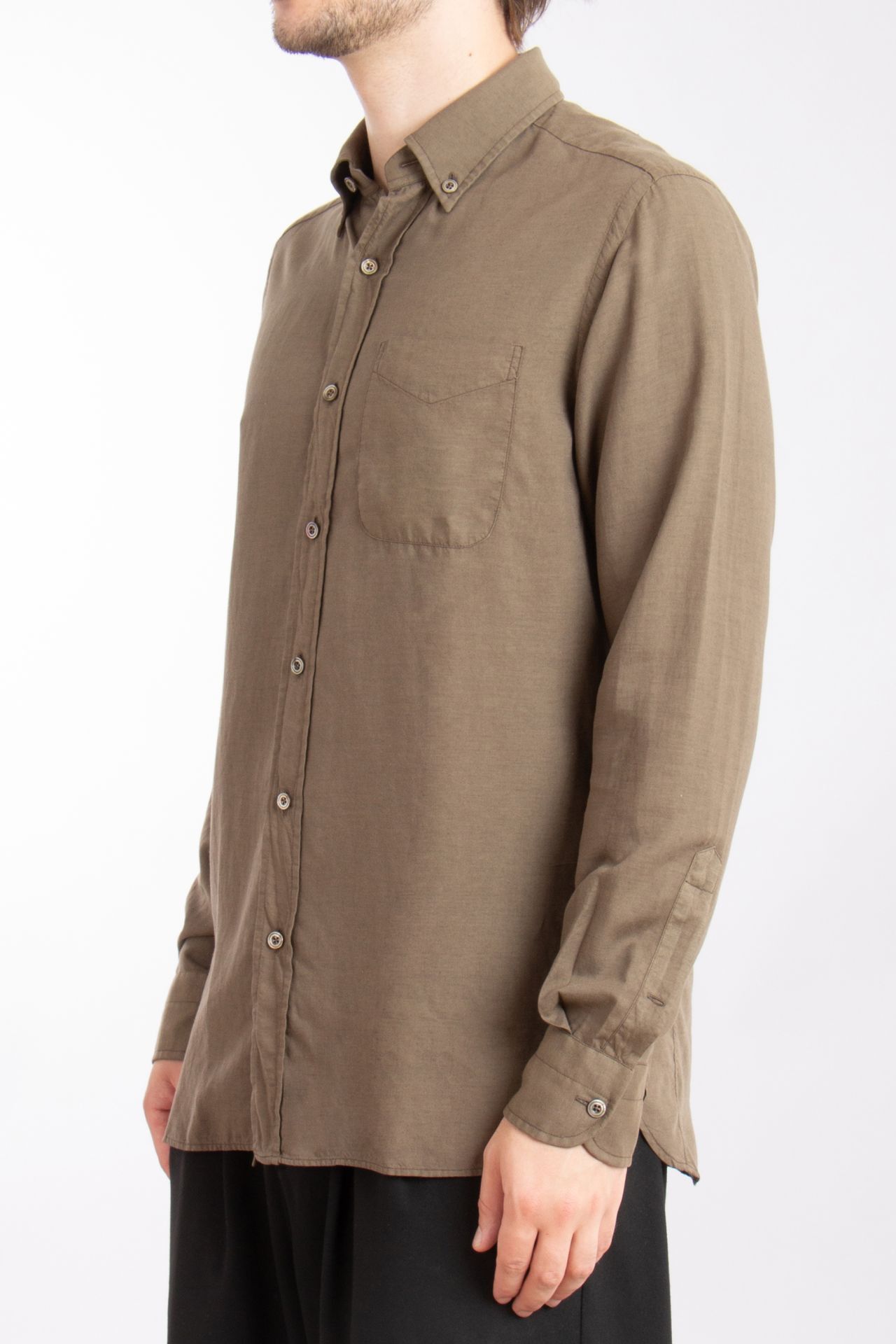 Tom Ford o1y0425 Solid Color Shirt in Brown Size US L / EU 52-54 / 3 - 4 Thumbnail