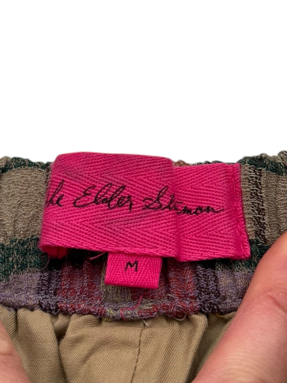 The Elder Statesman Burnout Plaid Baggy Woven Shorts Size US 32 / EU 48 - 4 Thumbnail