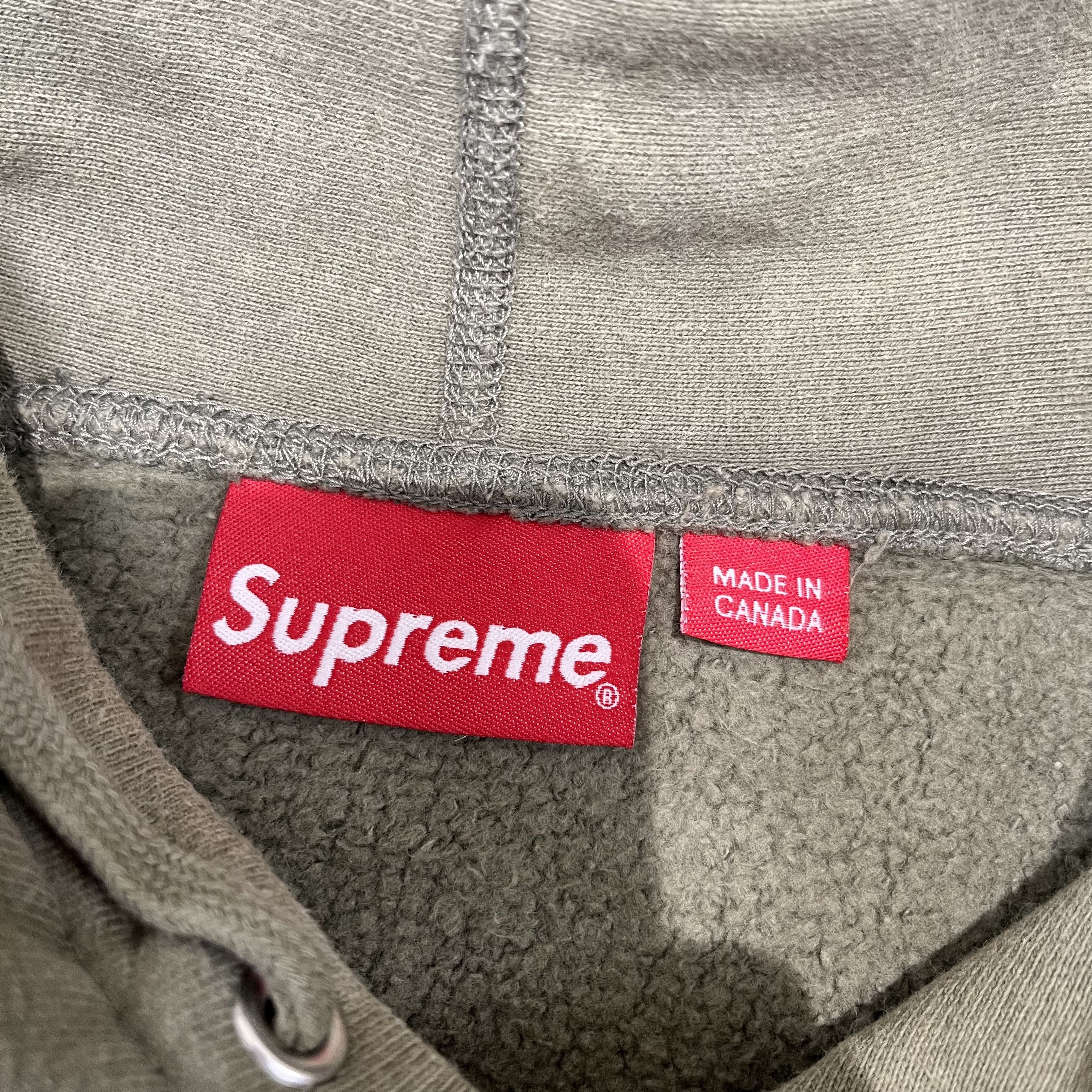 Supreme Supreme Cross Box Logo Hoodie Light Olive Size US M / EU 48-50 / 2 - 4 Thumbnail