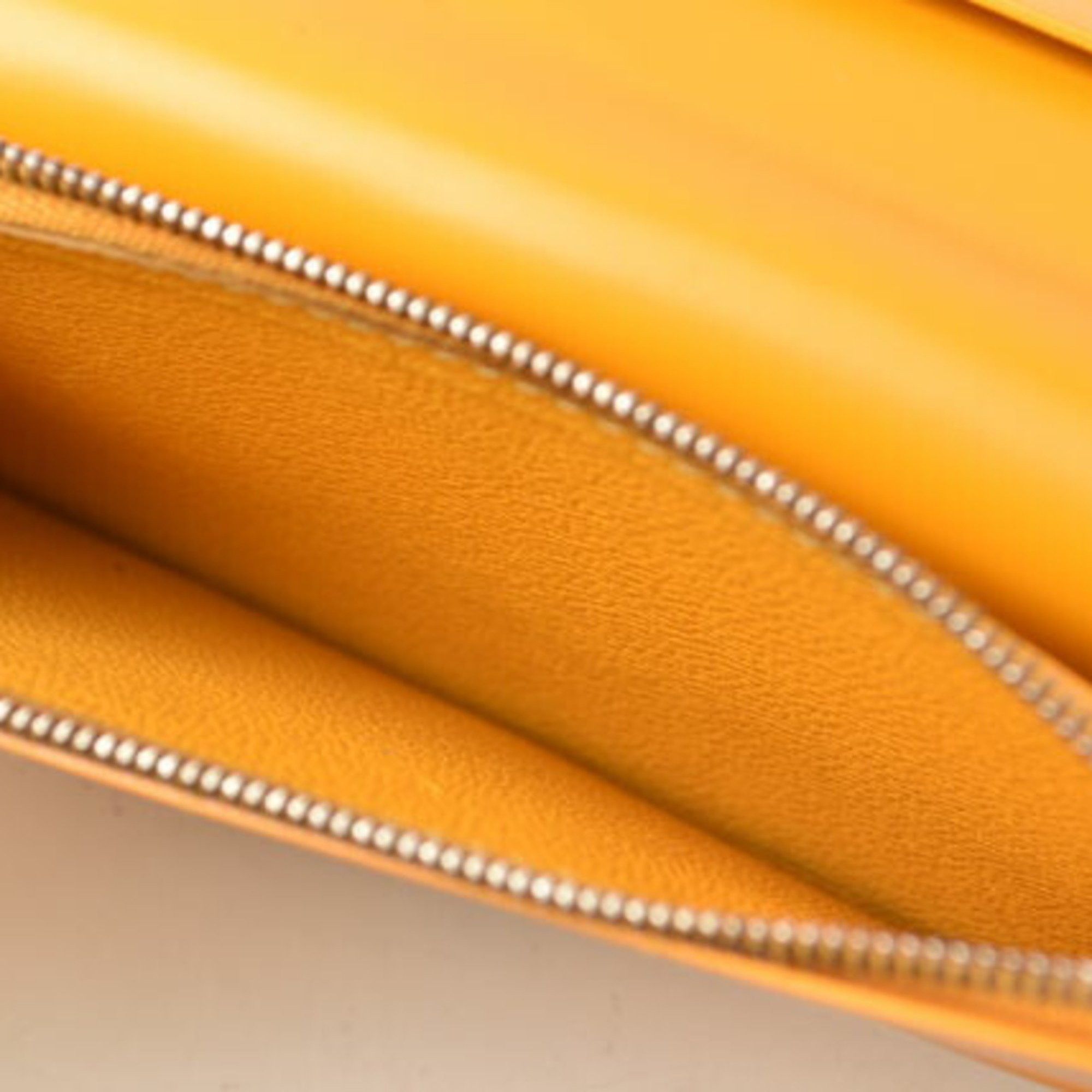 image of Goyard Wallet Long Richelieu/richeshou Herringbone Yellow, Women's