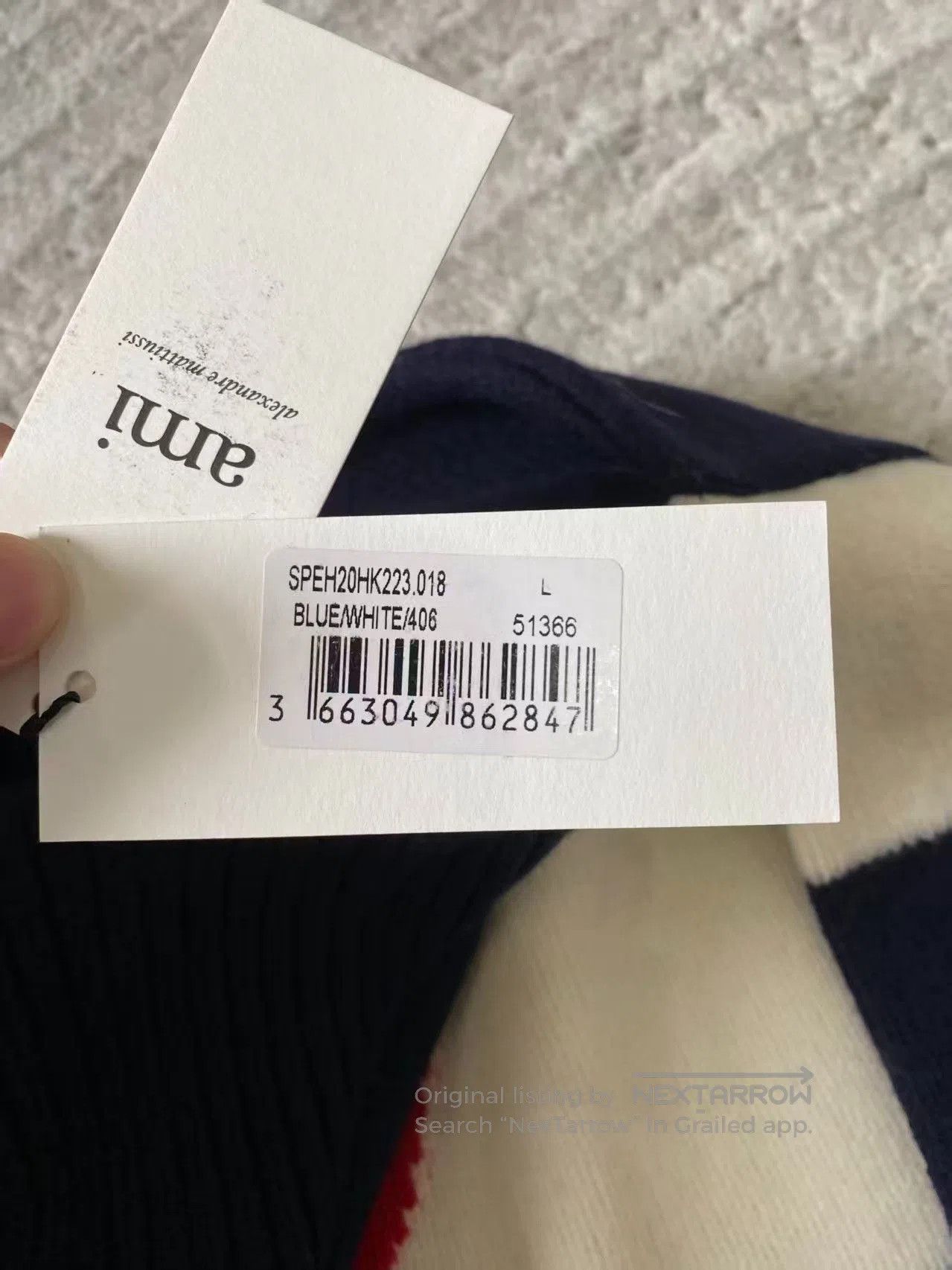 AMI Ami Paris Heart Logo Wool Sweater. Size US L / EU 52-54 / 3 - 5 Thumbnail