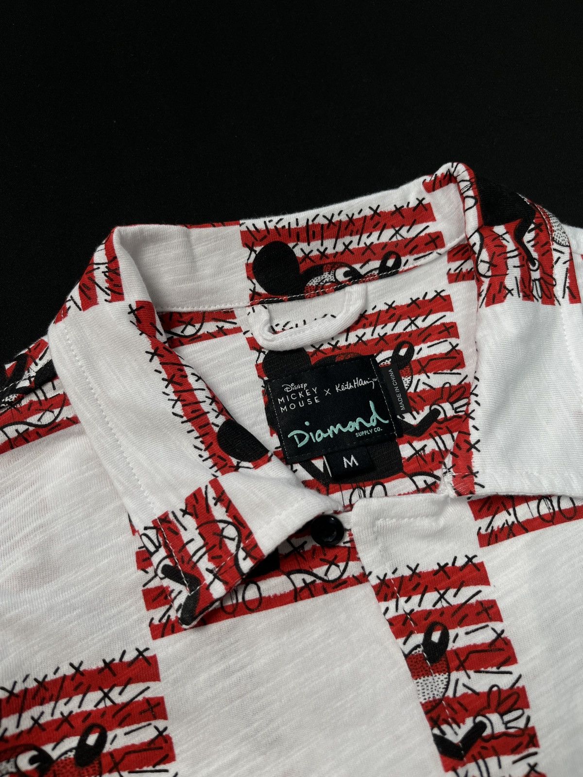 Diamond Supply Co. × Keith Haring × Mickey Mouse Rare Diamond Supply Keith Haring Disney Mickey Mouse Shirts Size US M / EU 48-50 / 2 - 2 Thumbnail