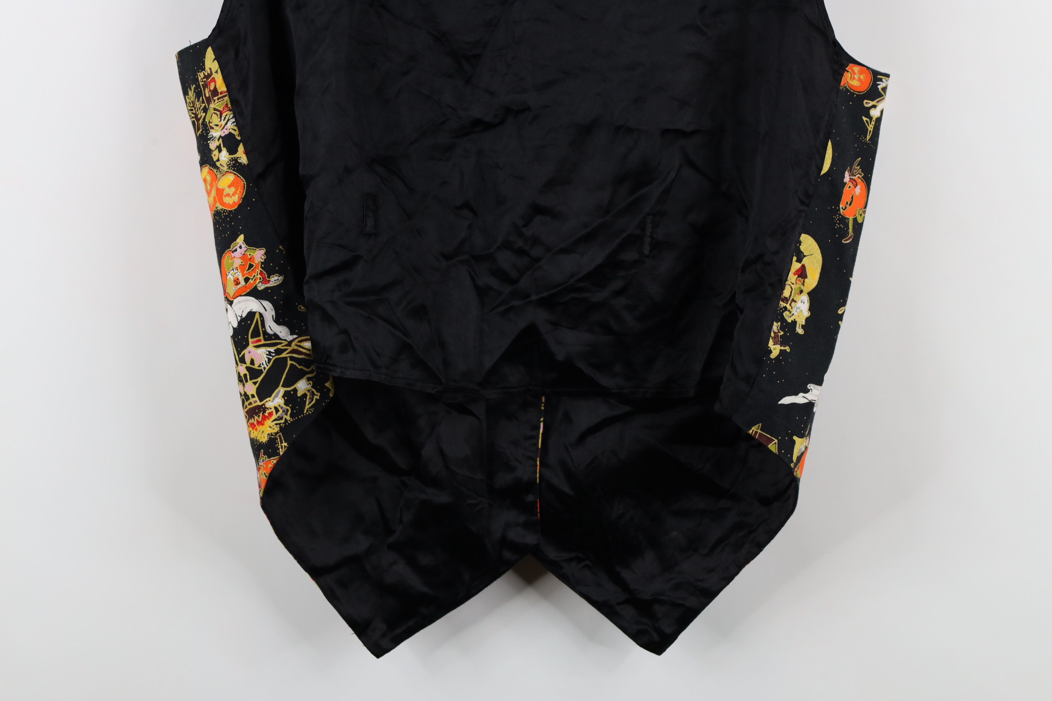 Vintage Vintage 90s Streetwear Halloween Ghost Pumpkin Vest Jacket Size L / US 10 / IT 46 - 15 Thumbnail