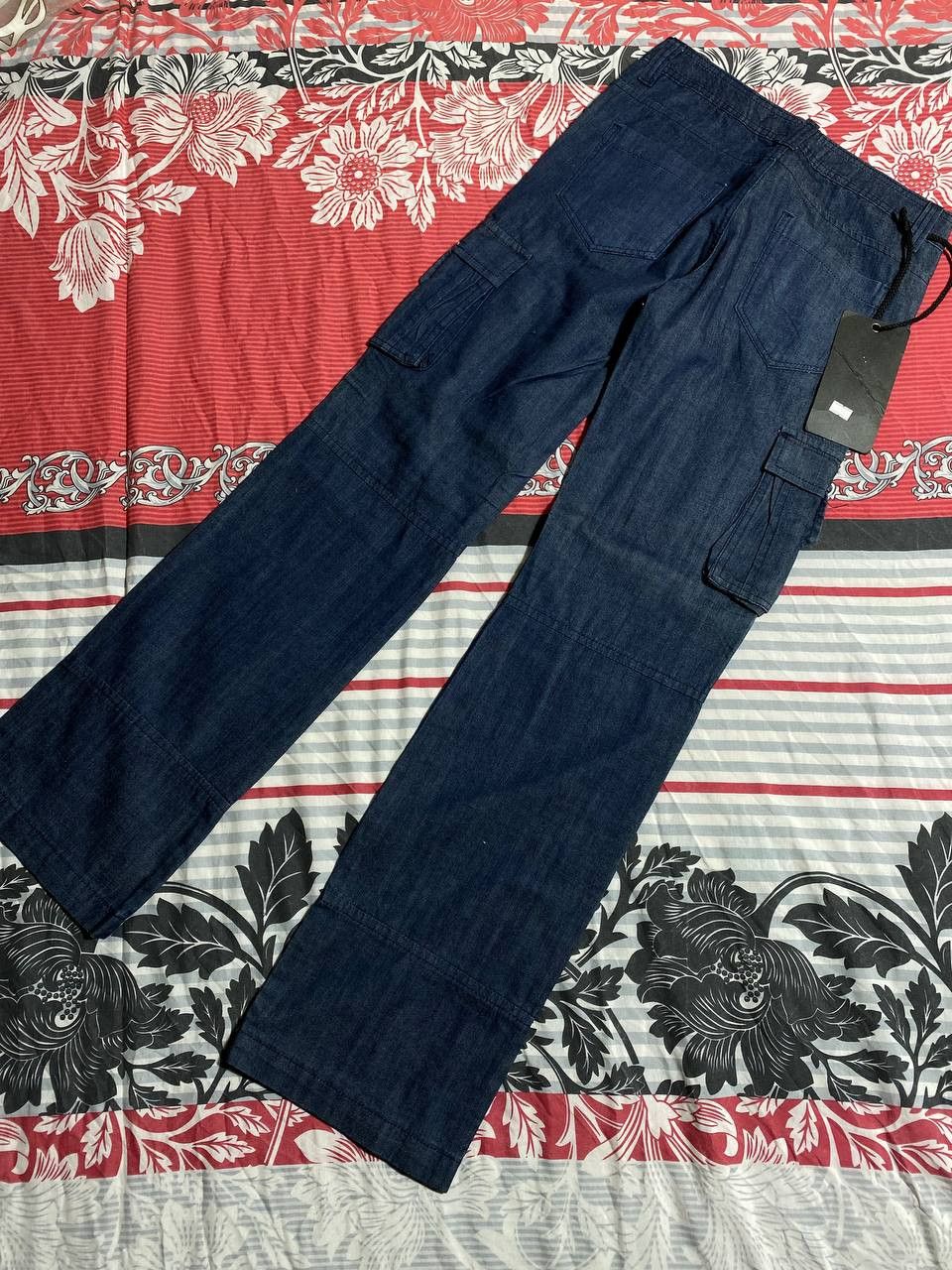 Japanese Brand Crazy Crash Dirty Baggy Faded Jean Japan Avant Garde Style Size US 29 - 23 Thumbnail