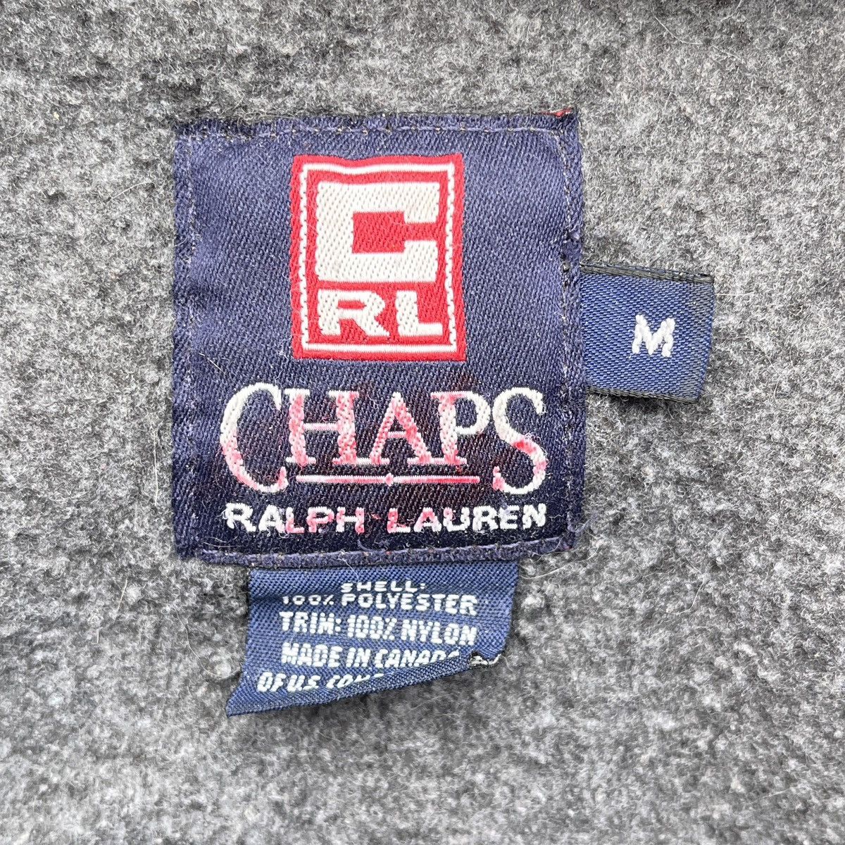 Chaps Ralph Lauren Vintage Y2K Chaps Ralph Lauren Gray Fleece Size US M / EU 48-50 / 2 - 7 Thumbnail