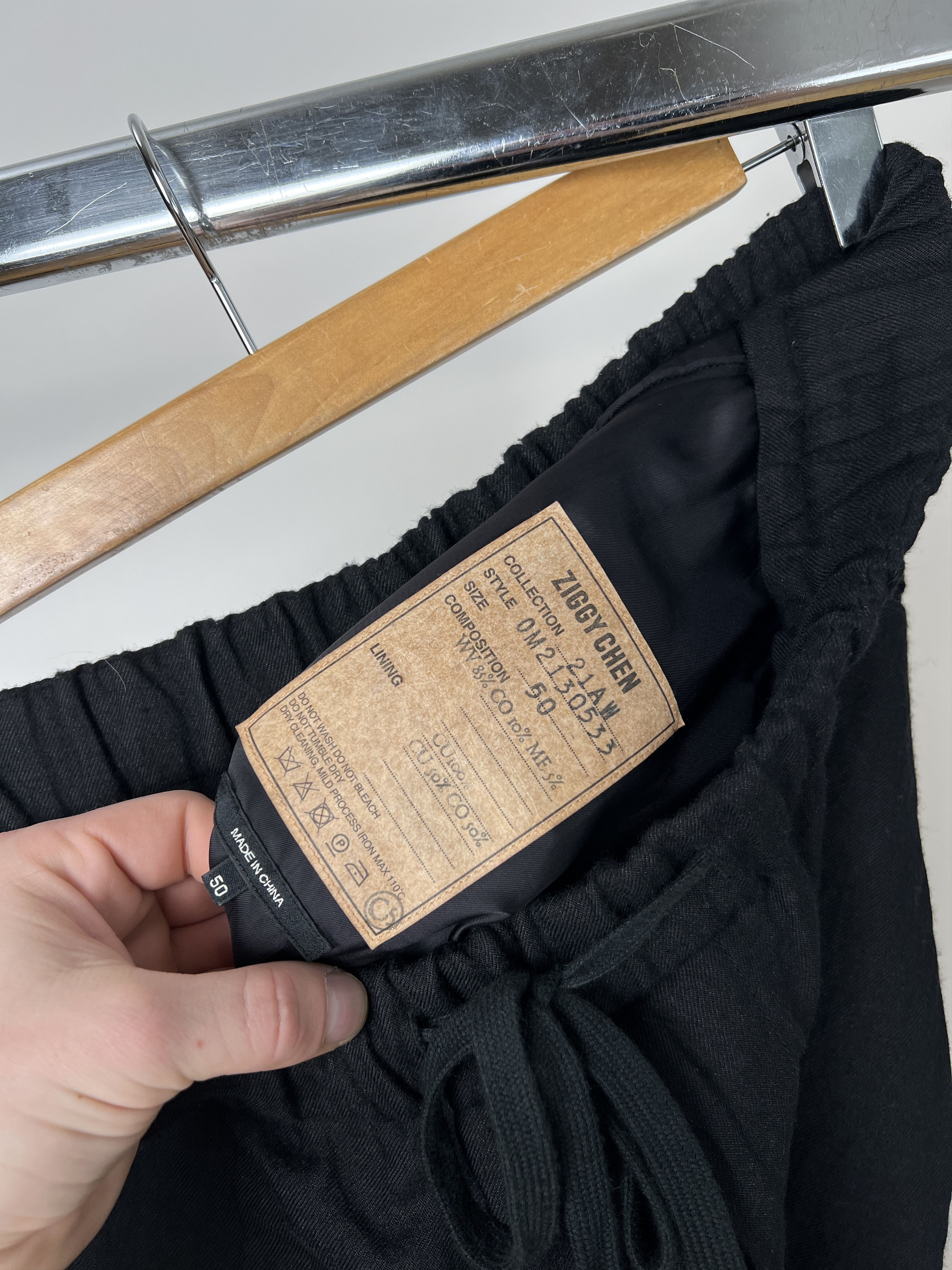Ziggy Chen ZIGGY CHEN WOOL PANTS W LINING Size US 34 / EU 50 - 25 Thumbnail