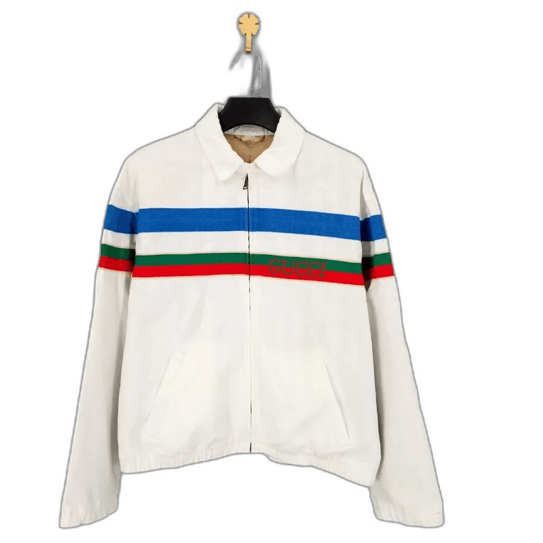 Gucci GUCCI Stripe Zip Casual Jacket for Men-yf Size US L / EU 52-54 / 3 - 1 Thumbnail