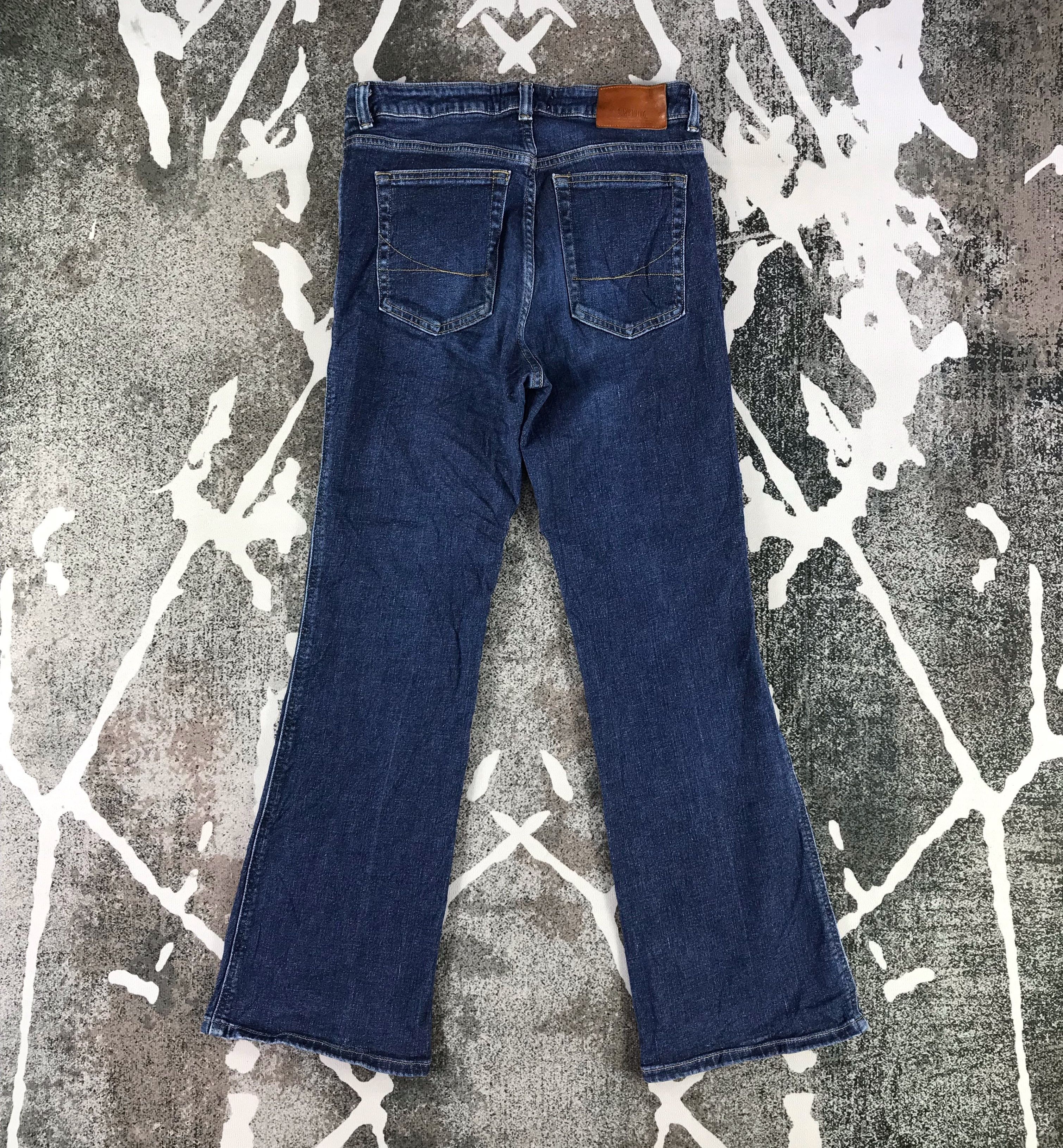 Edwin Something Edwin Jeans Blue Wash Flare Denim KJ1445 Size 29" - 2 Thumbnail