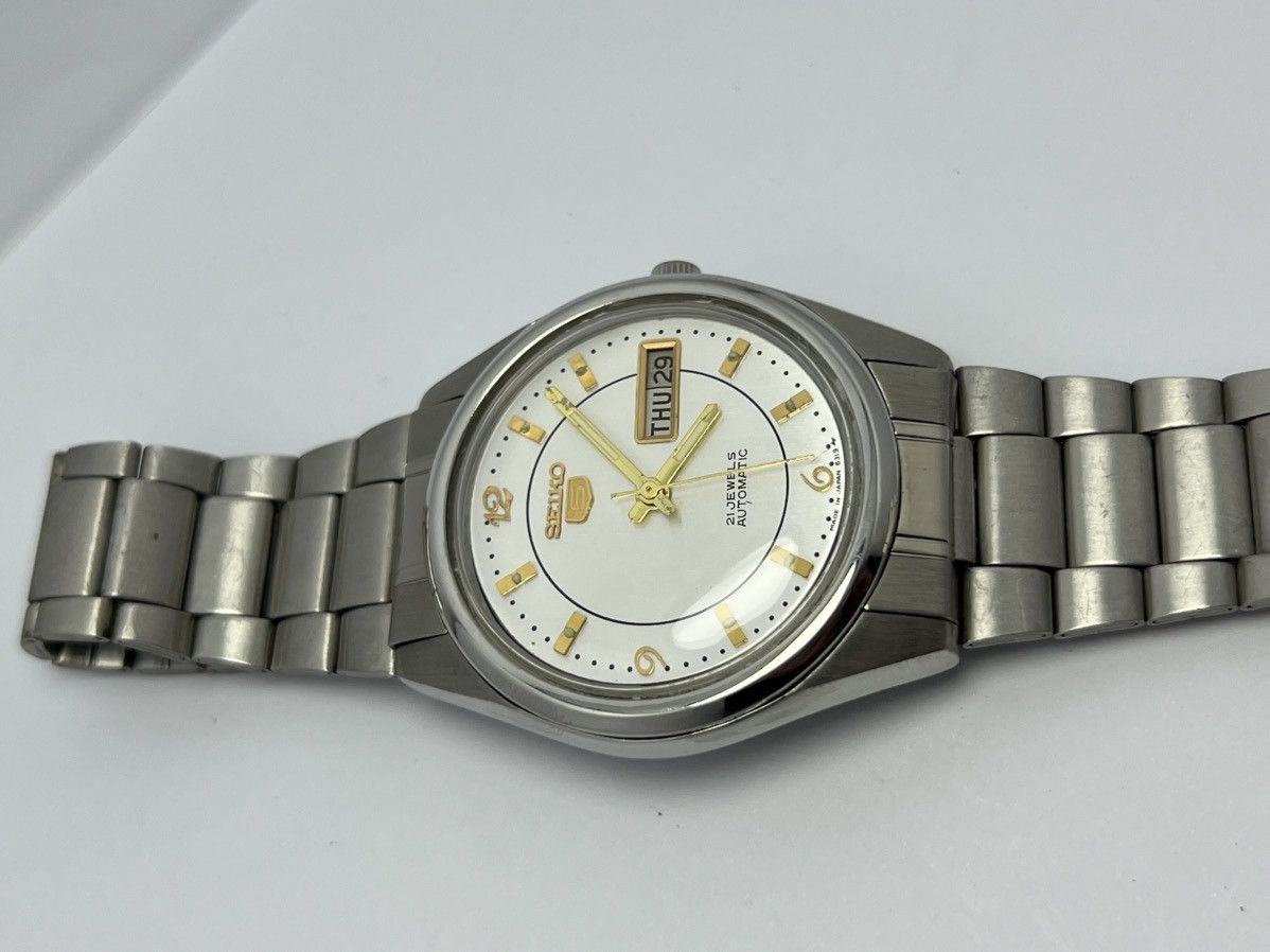 Seiko Seiko 5 Automatic Vintage Wrist Watch Day/Date Japan Size 36 - 18 Thumbnail