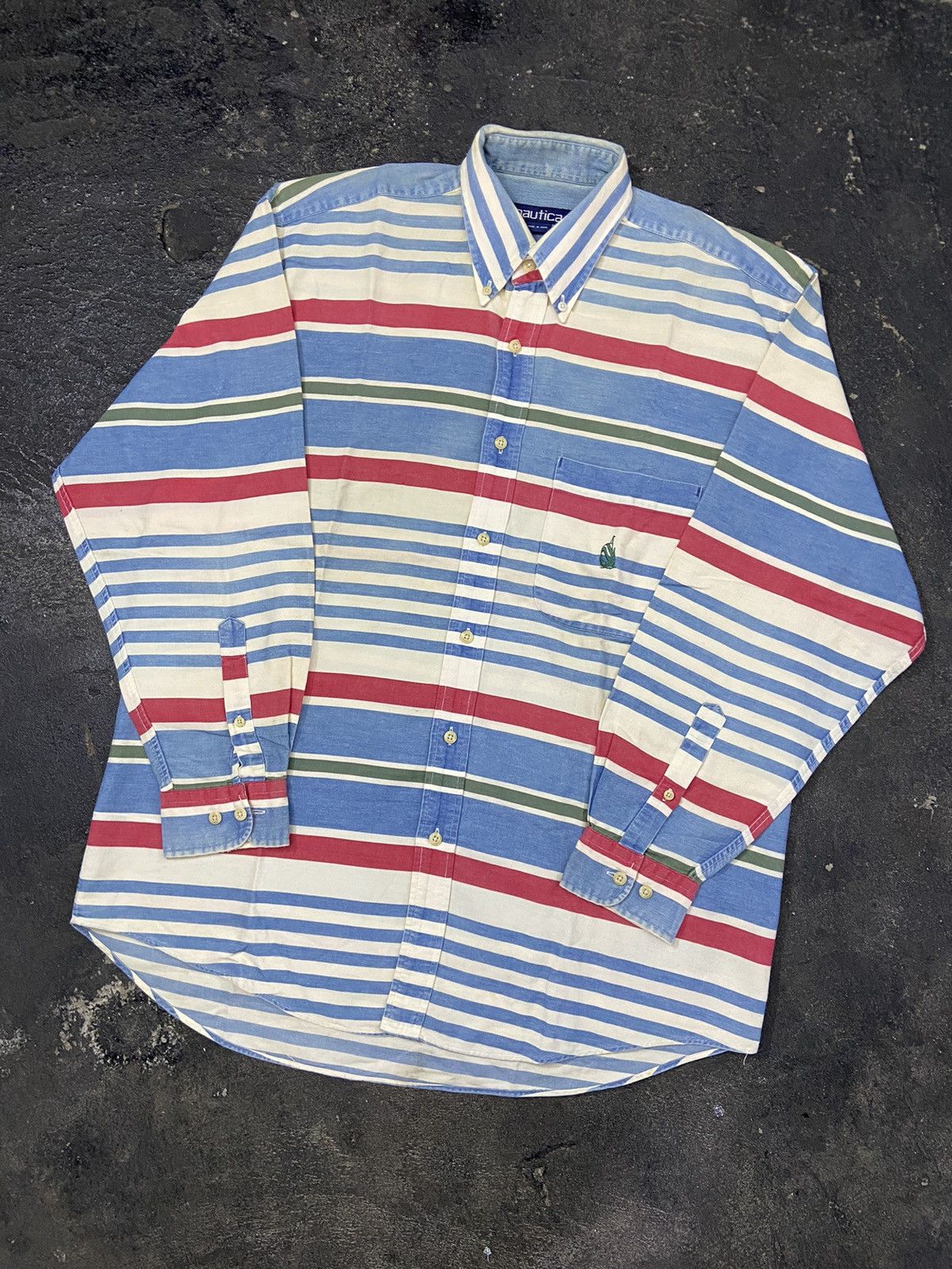 Designer × Nautica × Vintage Nautica Vintage Shirts Size US L / EU 52-54 / 3 - 1 Thumbnail