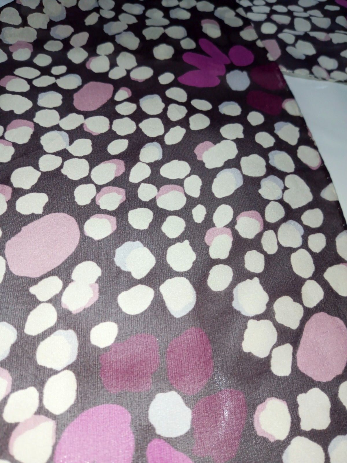 Burberry BURBERRY BURBERRYS BB Purple Silk Skinny Twilly Long Scarf Size ONE SIZE - 3 Thumbnail