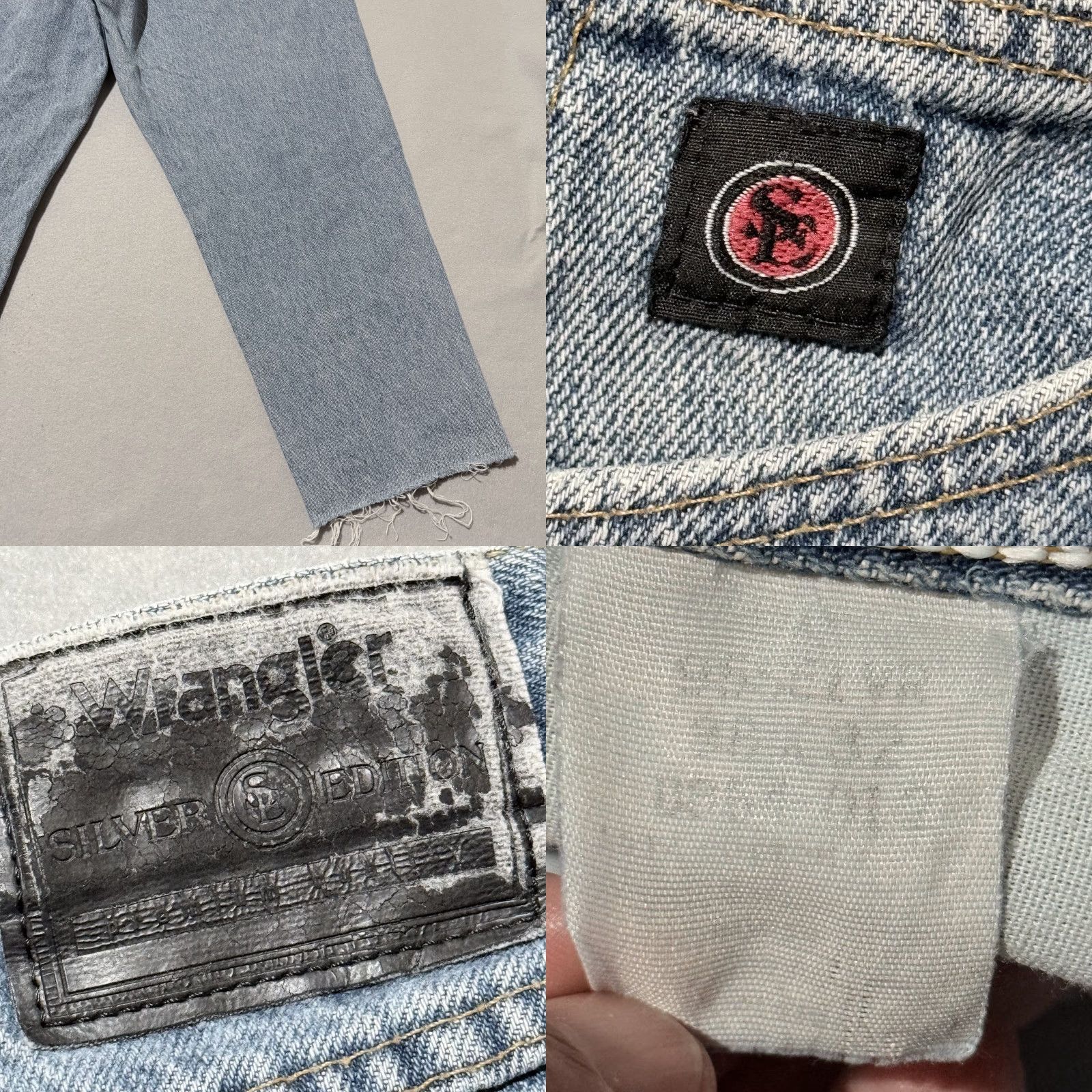 Wrangler Wrangler Jeans Men's Light Wash Blue 38x28 Straight Boots - 5-Pocket Denim Silver Edition Size US 38 / EU 54 - 8 Thumbnail