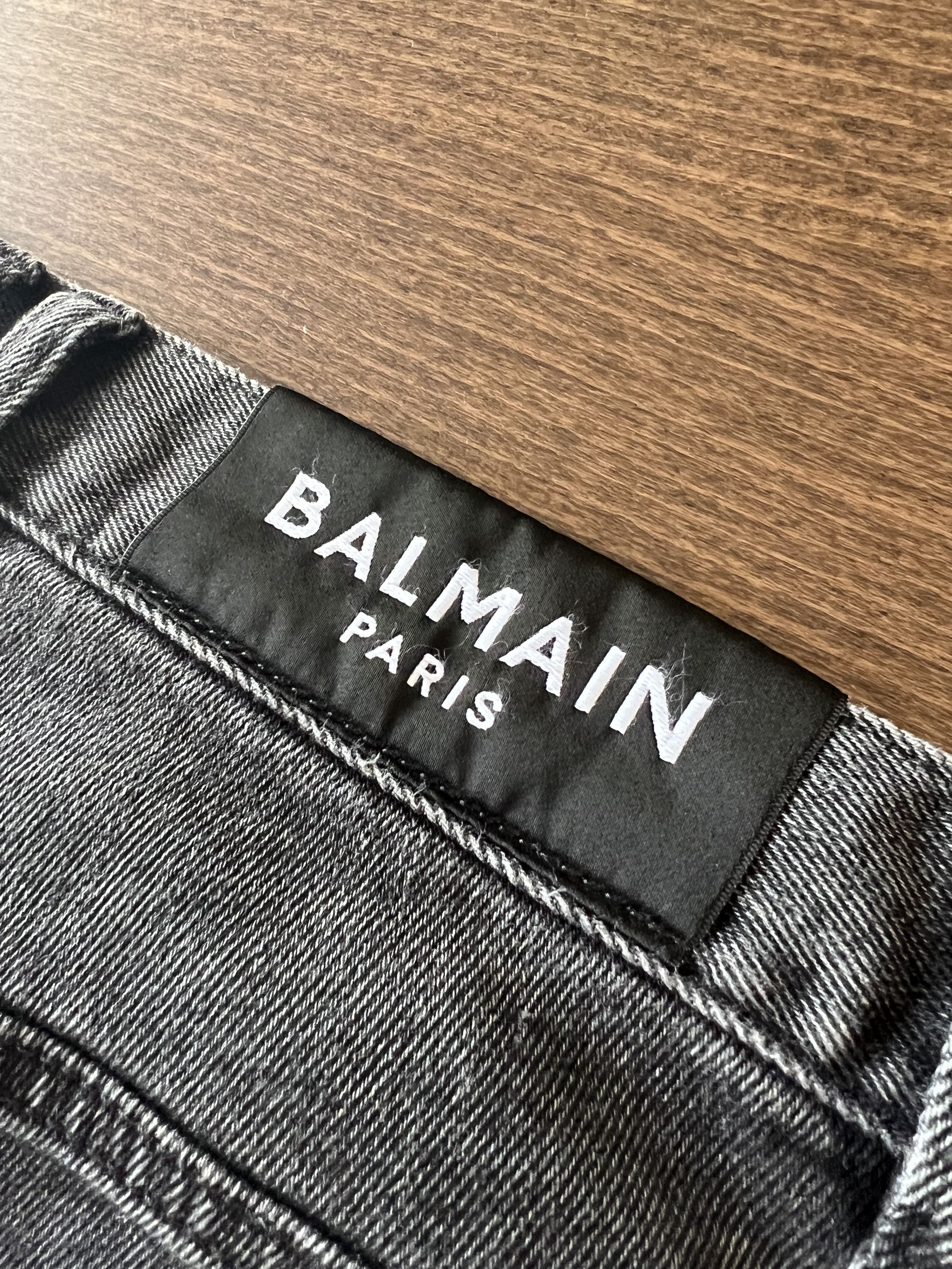 Balmain Balmain Biker Jeans Size US 33 - 4 Thumbnail