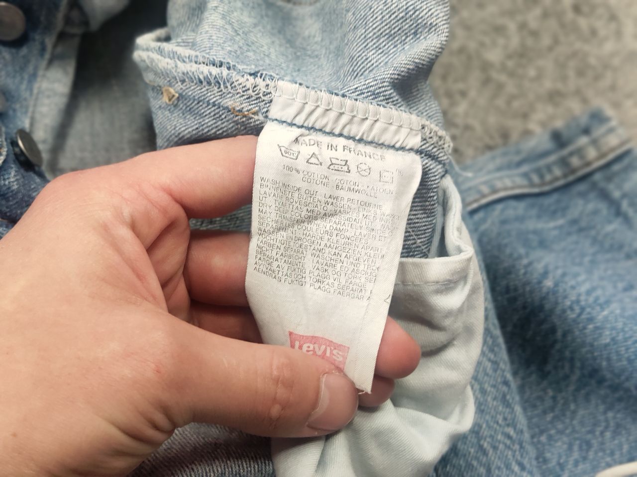 Levi's Vintage 90's Levis 501 Sashiko Patchwork Face Jeans watanabe Size US 33 - 17 Thumbnail
