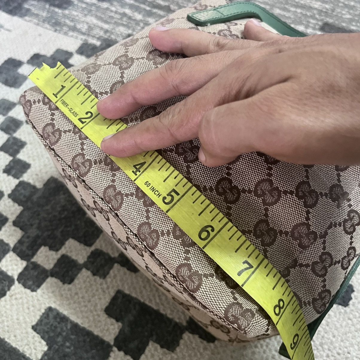 Gucci Authentic Gucci GG Monogram Small Handle Handbag Size ONE SIZE - 13 Thumbnail