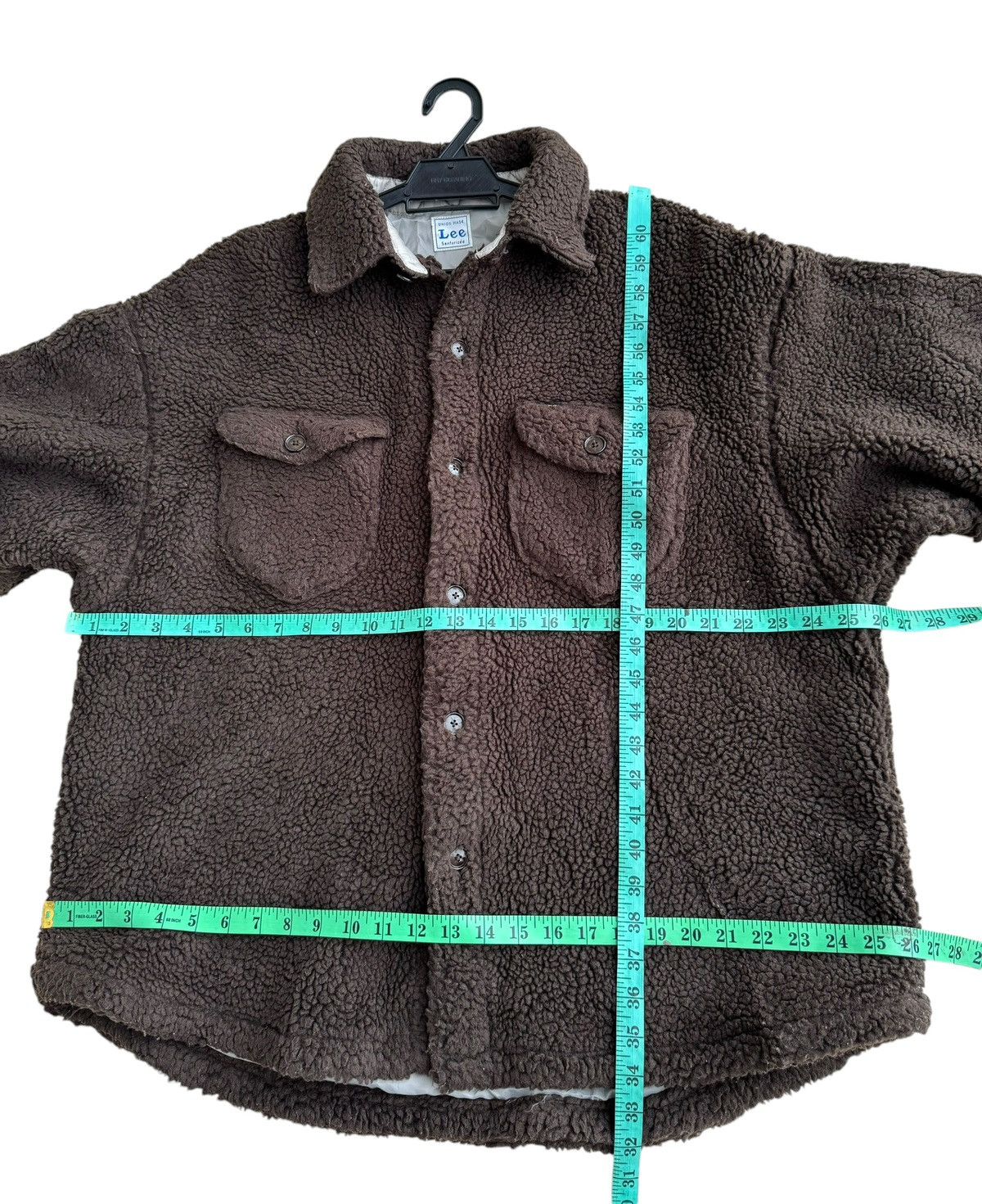Japanese Brand × Lee × Patagonia ⚡️⚡️Vintage Lee Deep Fleece Button Up Shirt Size US S / EU 44-46 / 1 - 7 Thumbnail