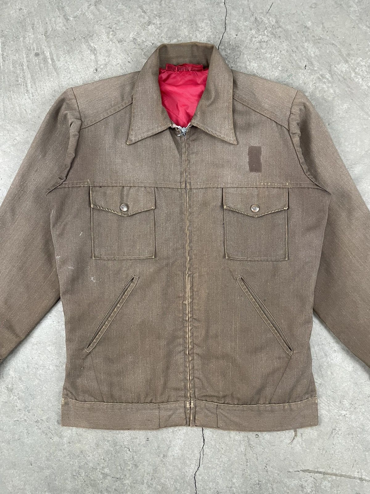 Dickies Vintage Dickies Jacket - Brown Size US S / EU 44-46 / 1 - 2 Thumbnail