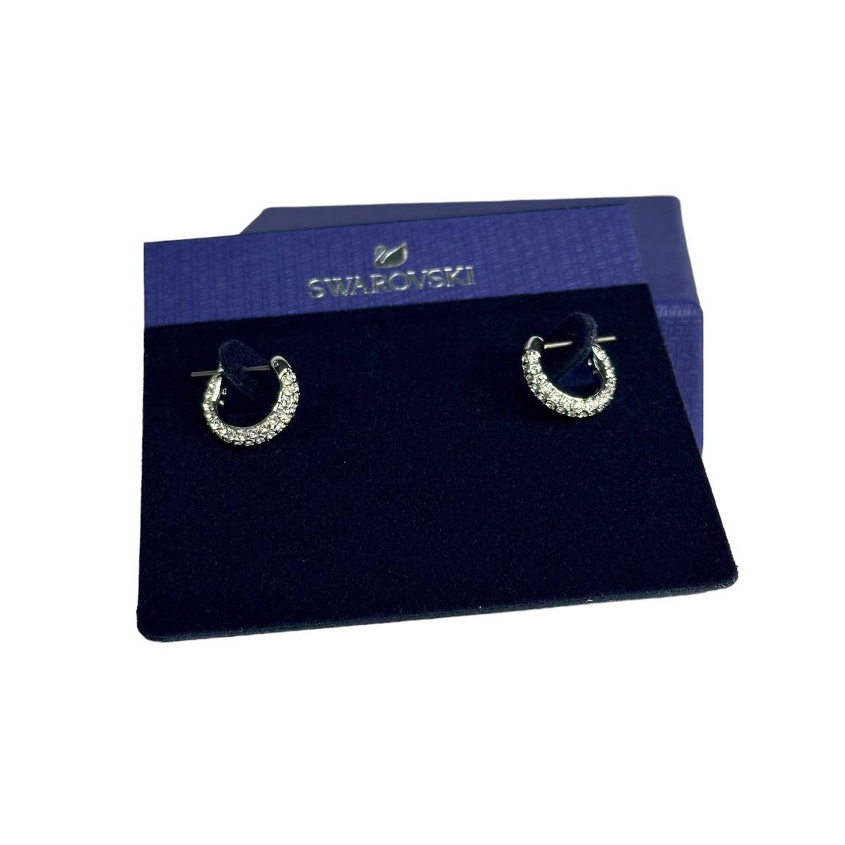 Swarovski Swarovski Stone hoop earrings Pavé, Small Size ONE SIZE - 3 Thumbnail