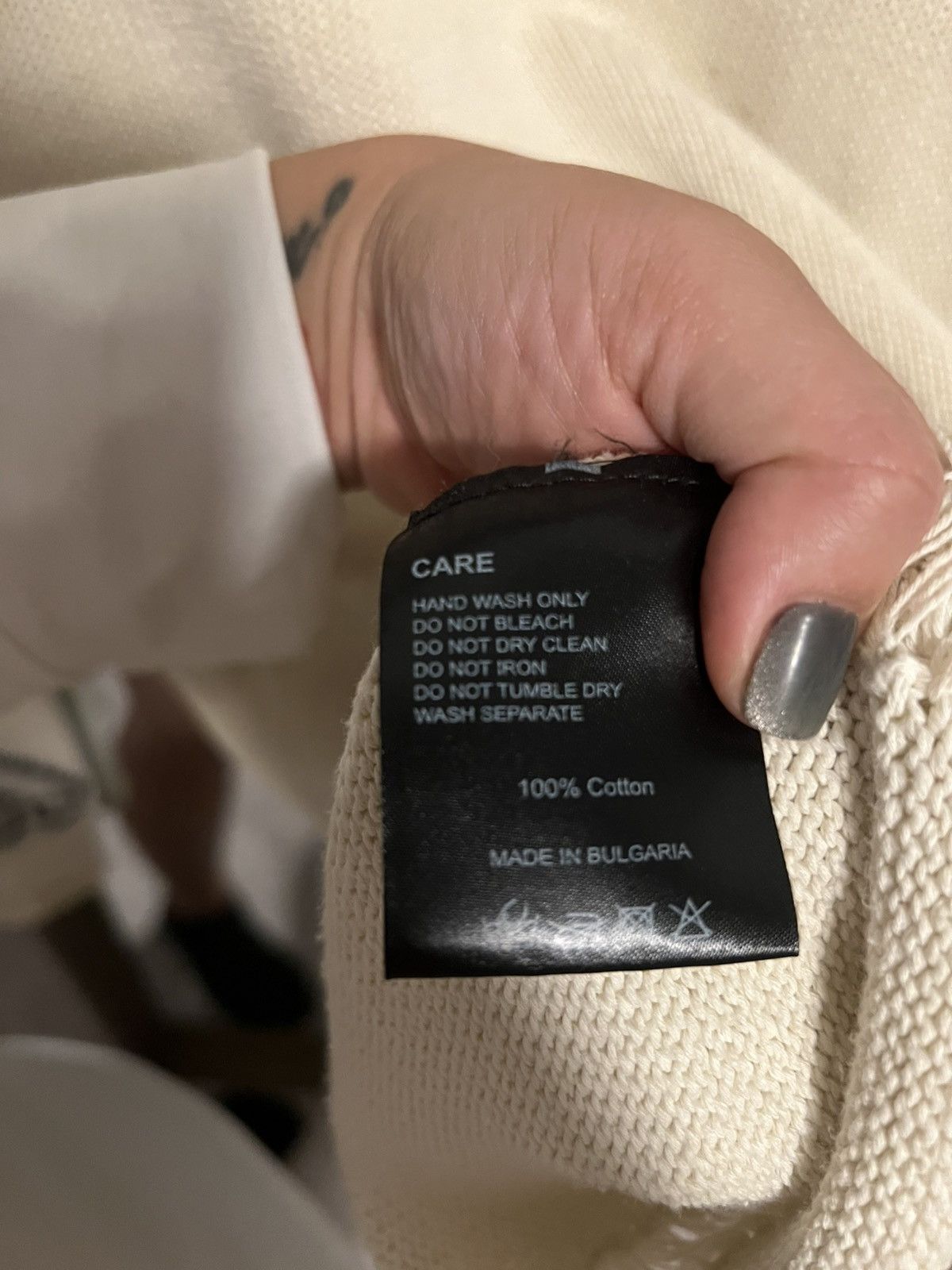 Askyurself AskYurself Knit Raw Banned Crotchet Crewneck Size US M / EU 48-50 / 2 - 4 Thumbnail