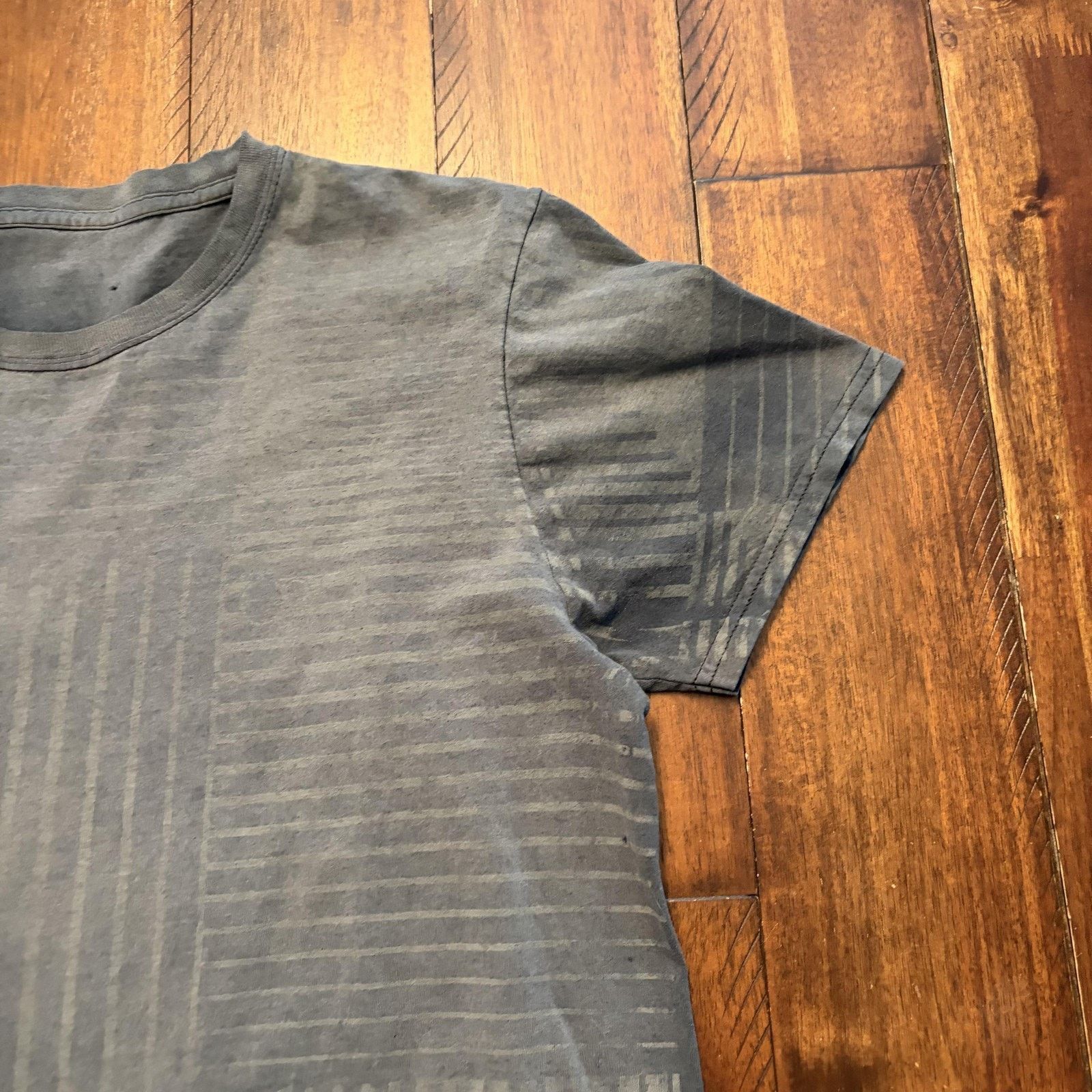 Ocean Pacific Ocean Pacific Shirt Mens Small Gray Geometric Stripe OP Tee Size US S / EU 44-46 / 1 - 5 Thumbnail