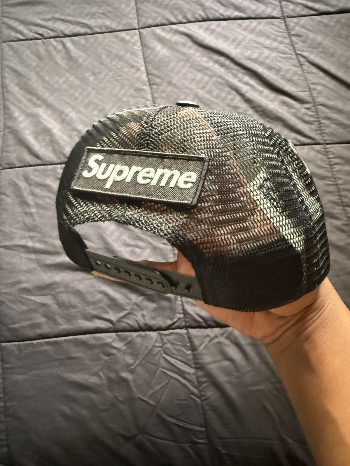 Supreme Supreme®/Vanson Leathers® Spider-Man Mesh Back 6-Panel Hat Size ONE SIZE - 3 Thumbnail