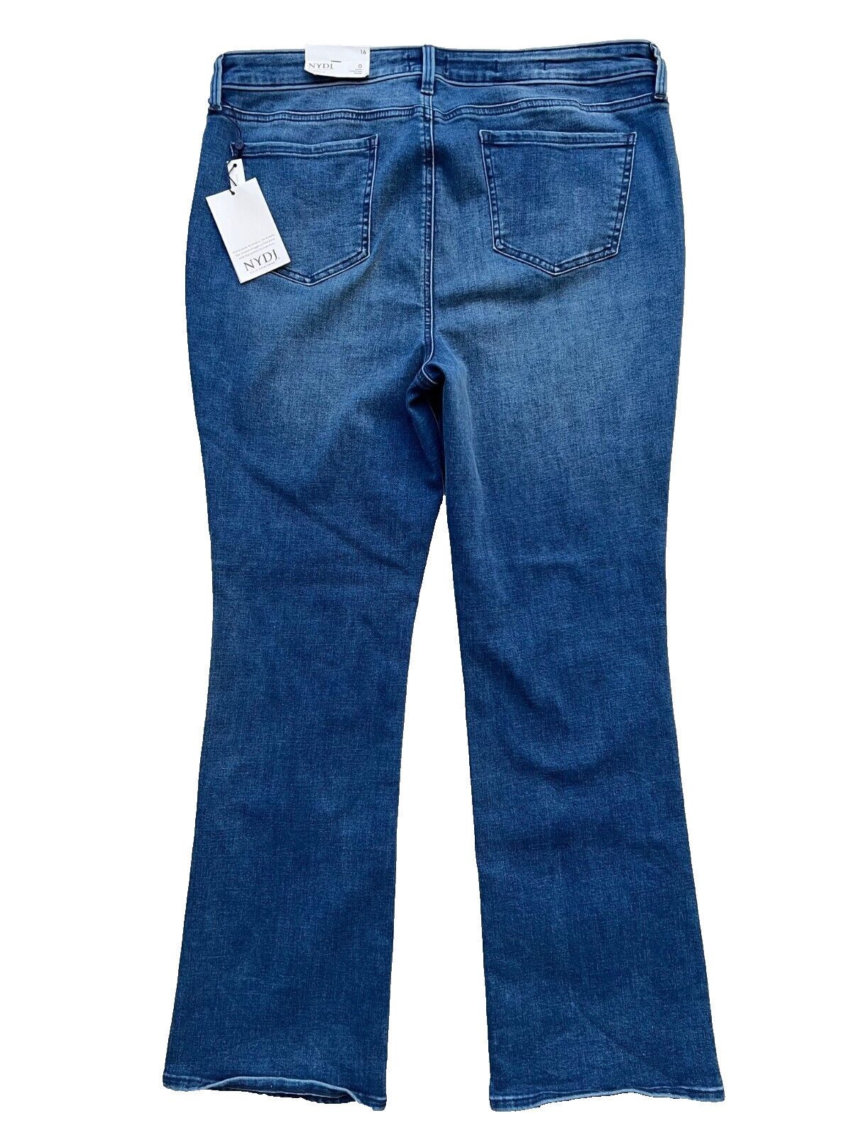 NYDJ NYDJ Barbara Bootcut Fit Denim Jeans Lombard ( 16 ) Size 38" / US 16 / IT 52 - 4 Thumbnail