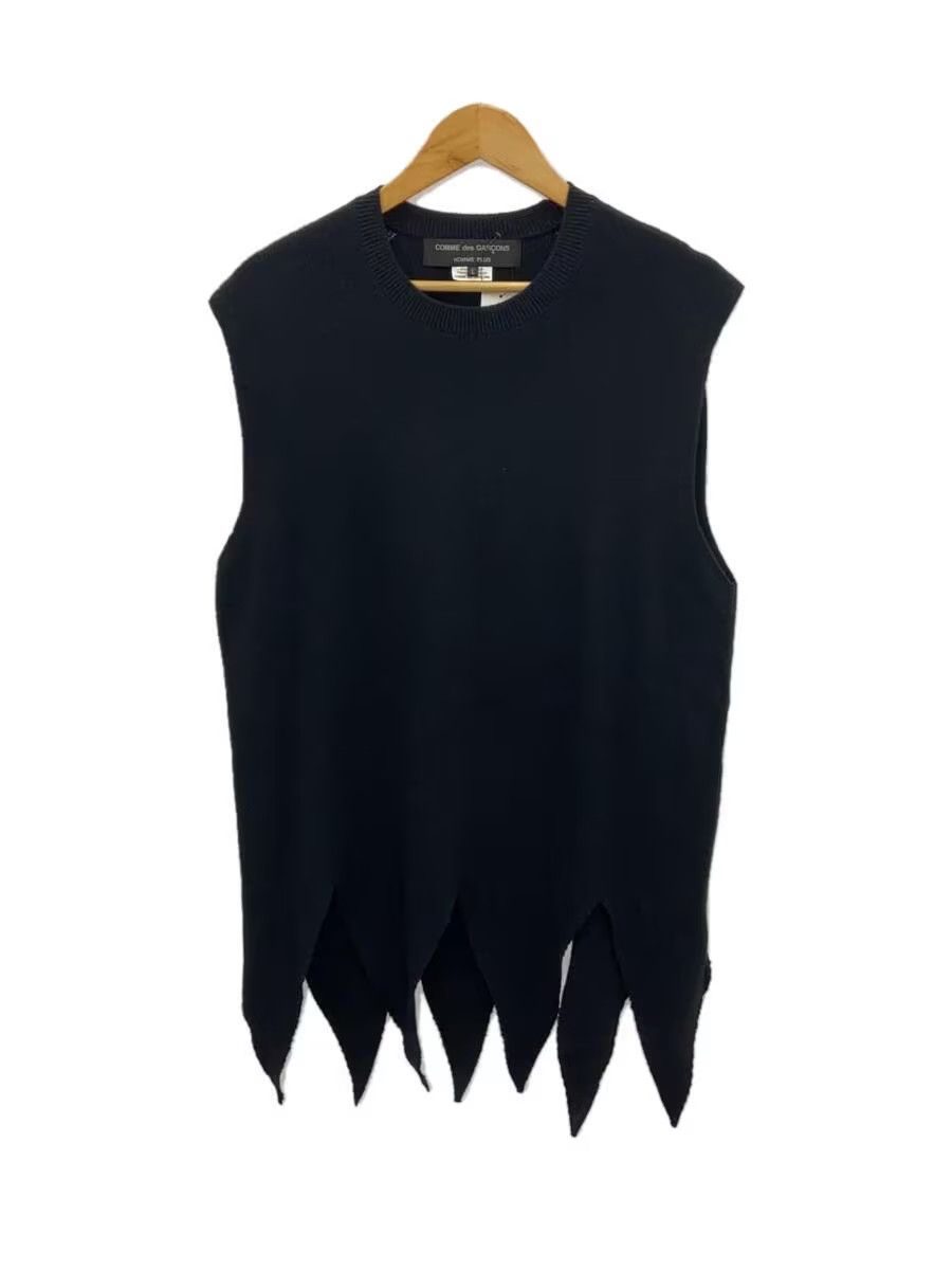 Comme des Garcons × Comme des Garcons Homme Plus Spike Hem Knit Sweater Vest Size US L / EU 52-54 / 3 - 1 Thumbnail