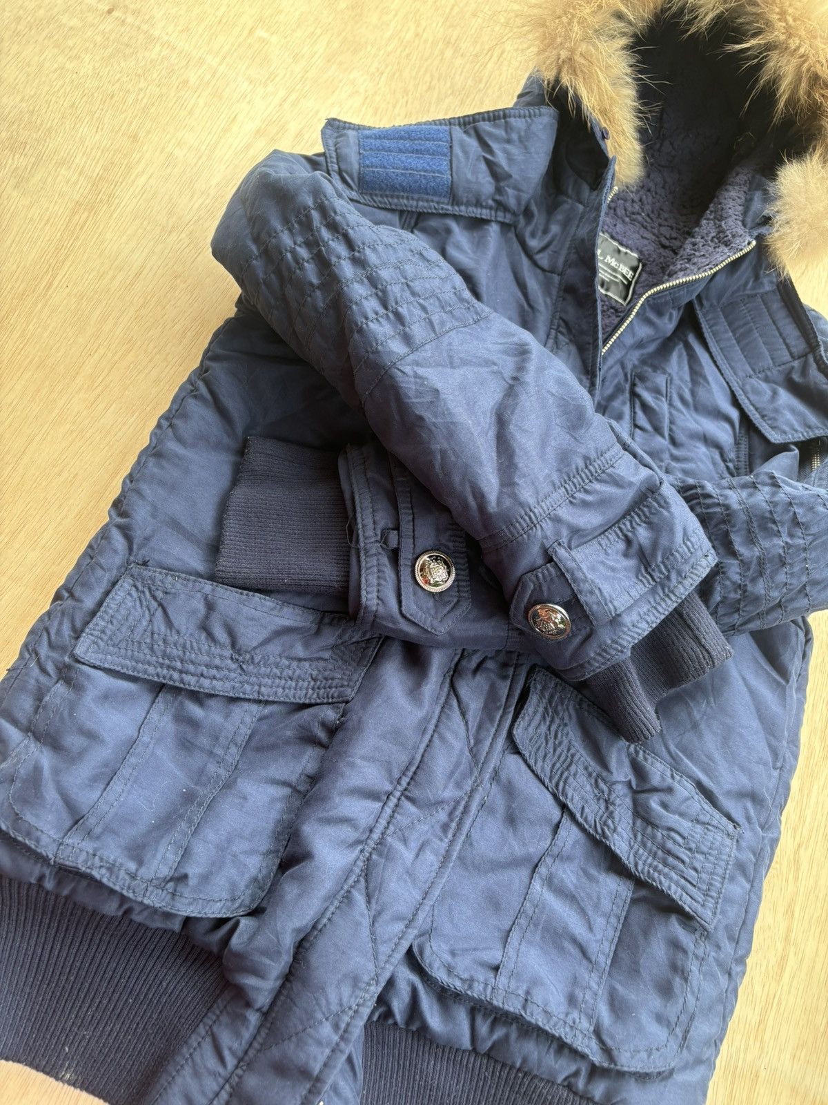 If Six Was Nine × Japanese Brand × Le Grande Bleu (L.G.B.) Cecil Mc Bee Ifsixwasnine Lgb Style Fur jacket Size US M / EU 48-50 / 2 - 5 Thumbnail