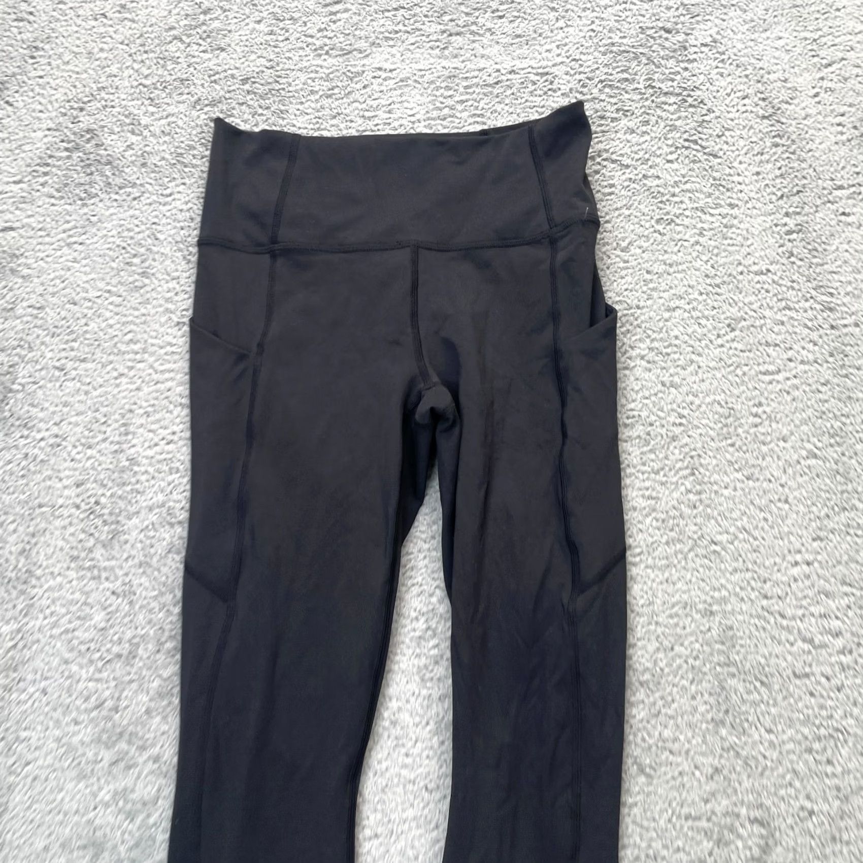 Fabletics Fabletics Leggings Womens Small Black PureLuxe Oasis High Waisted Skinny Gym Ankle Inseam 22 Pockets Breathable Stretch Size 42" / US 20 - 6 Thumbnail