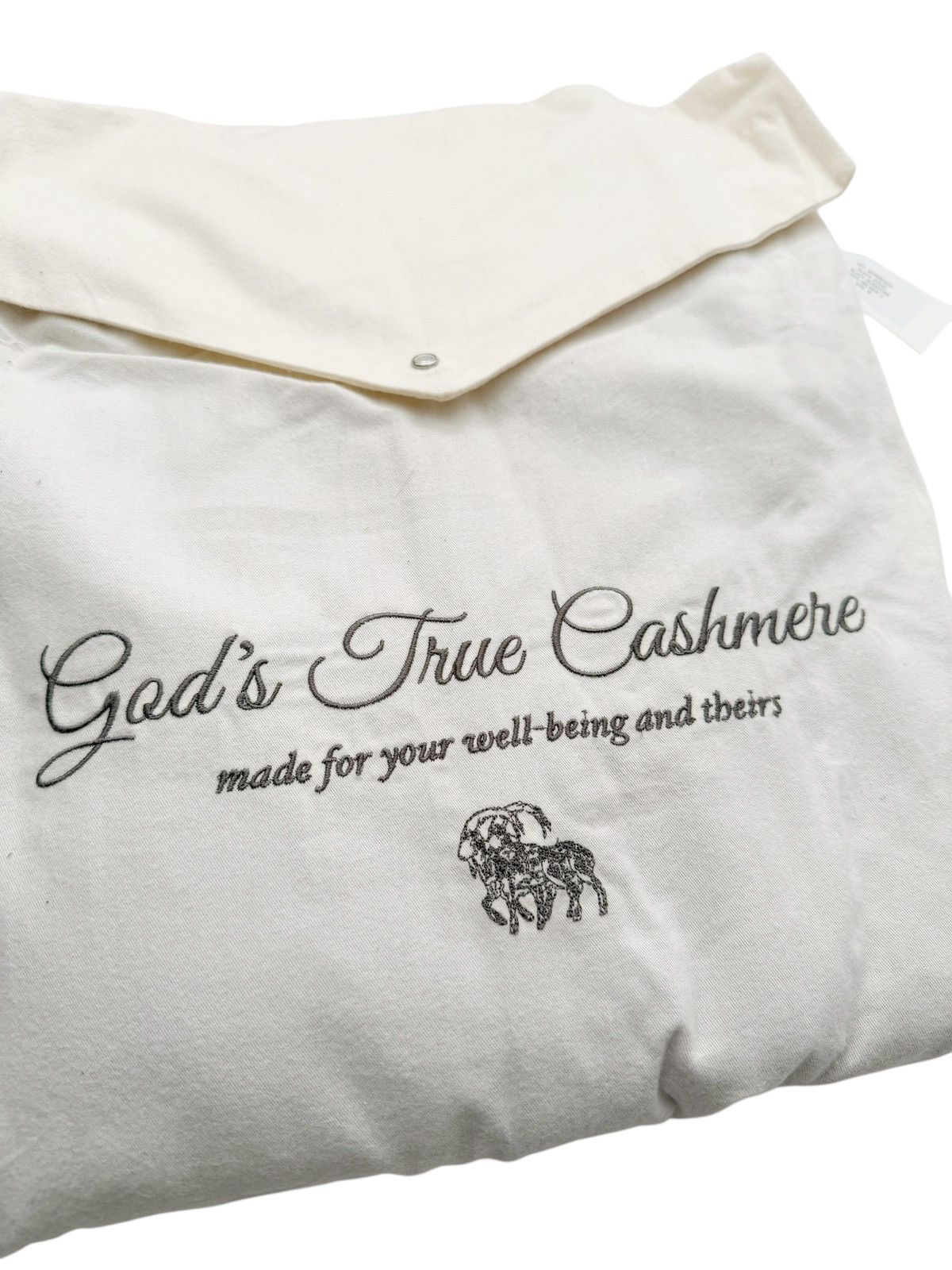 God's True Cashmere $3,000 x Yohji Wildside Cashmere Western Shirt Size US M / EU 48-50 / 2 - 6 Thumbnail