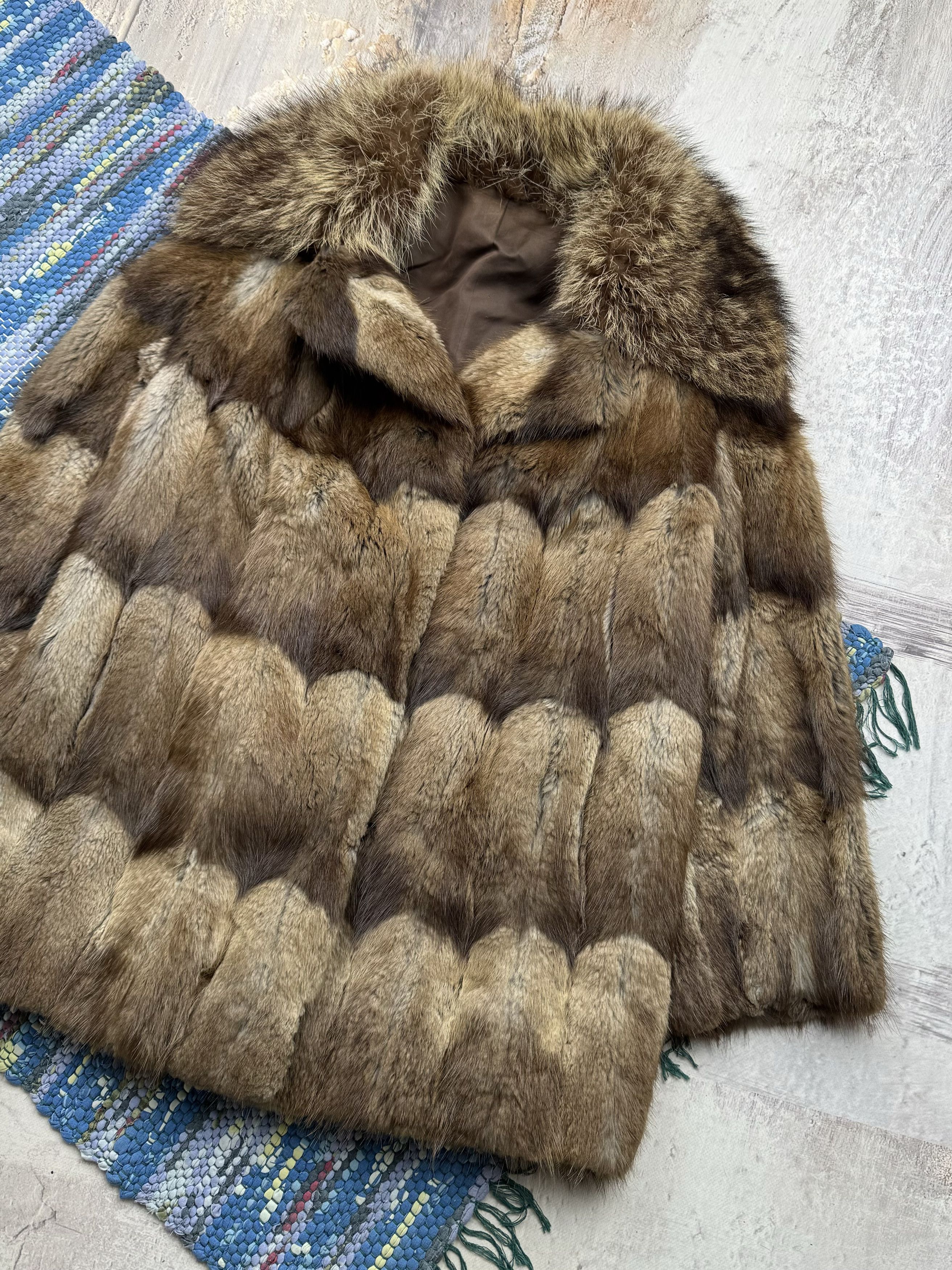 Vintage Vintage Real Fur Coat A252D15 Size S / US 4 / IT 40 - 3 Thumbnail