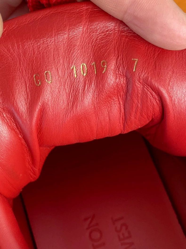 Louis Vuitton Kanye West x Louis Vuitton Red Sneakers -2505 Size US 8 / EU 41 - 9 Thumbnail