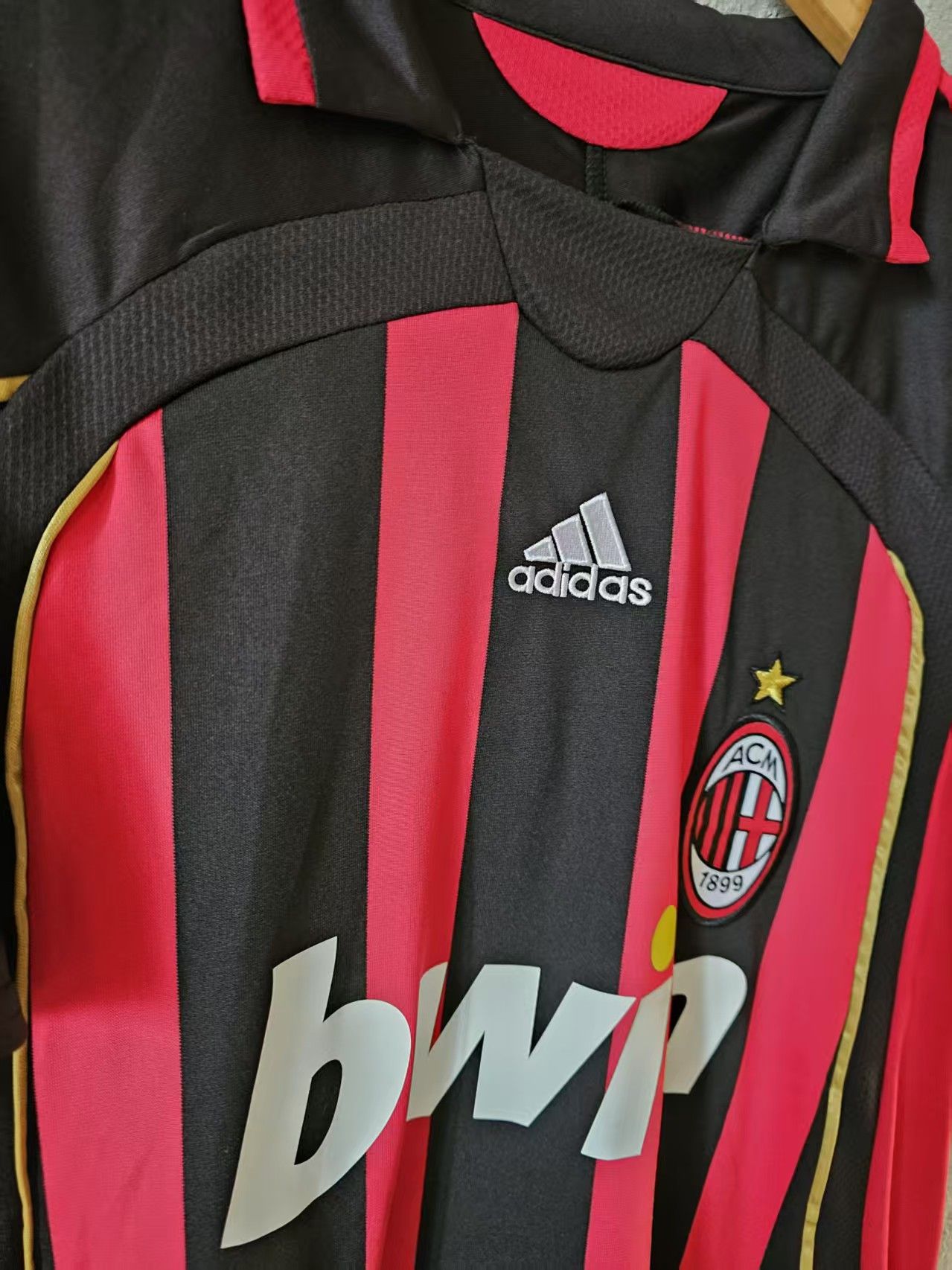 Other 2006 2007 AC Milan 9 Inzaghi Jersey Home Size US L / EU 52-54 / 3 - 4 Thumbnail