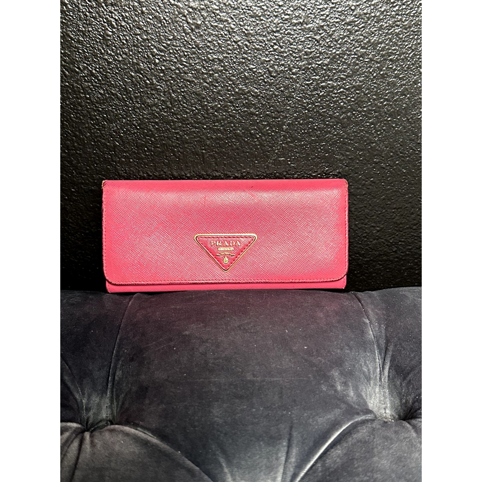 Authentic Prada Leather selling Wallet