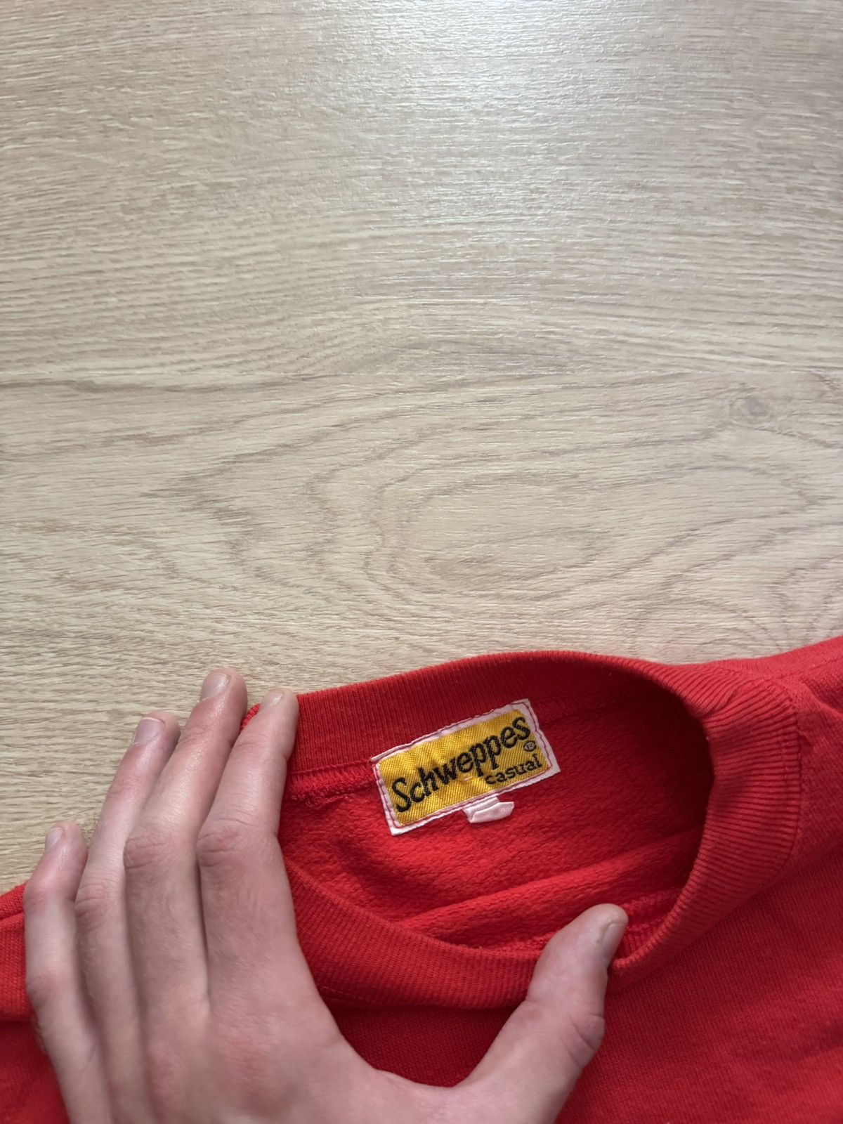 Vintage Vintage 70-90’s Schweppes Coca Cola y2k Boxy Sweatshirt Size US L / EU 52-54 / 3 - 5 Thumbnail