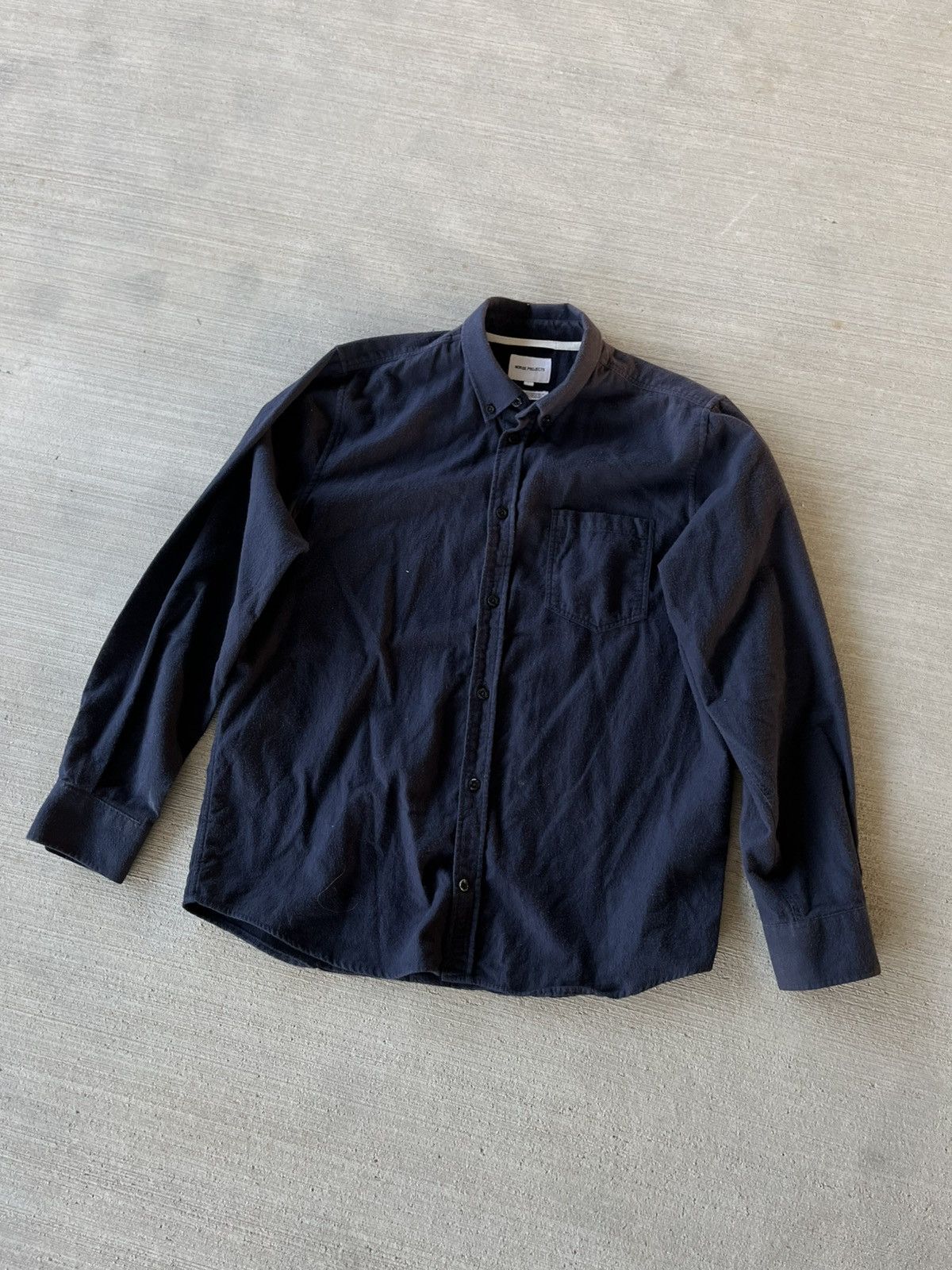 Norse Projects Norse Projects Anton Navy Flannel Size US M / EU 48-50 / 2 - 2 Thumbnail