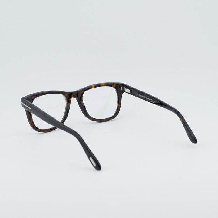 Tom Ford Tom Ford FT5820-B 052 Eyeglasses Havana 50mm Square Frame Size ONE SIZE - 2 Thumbnail