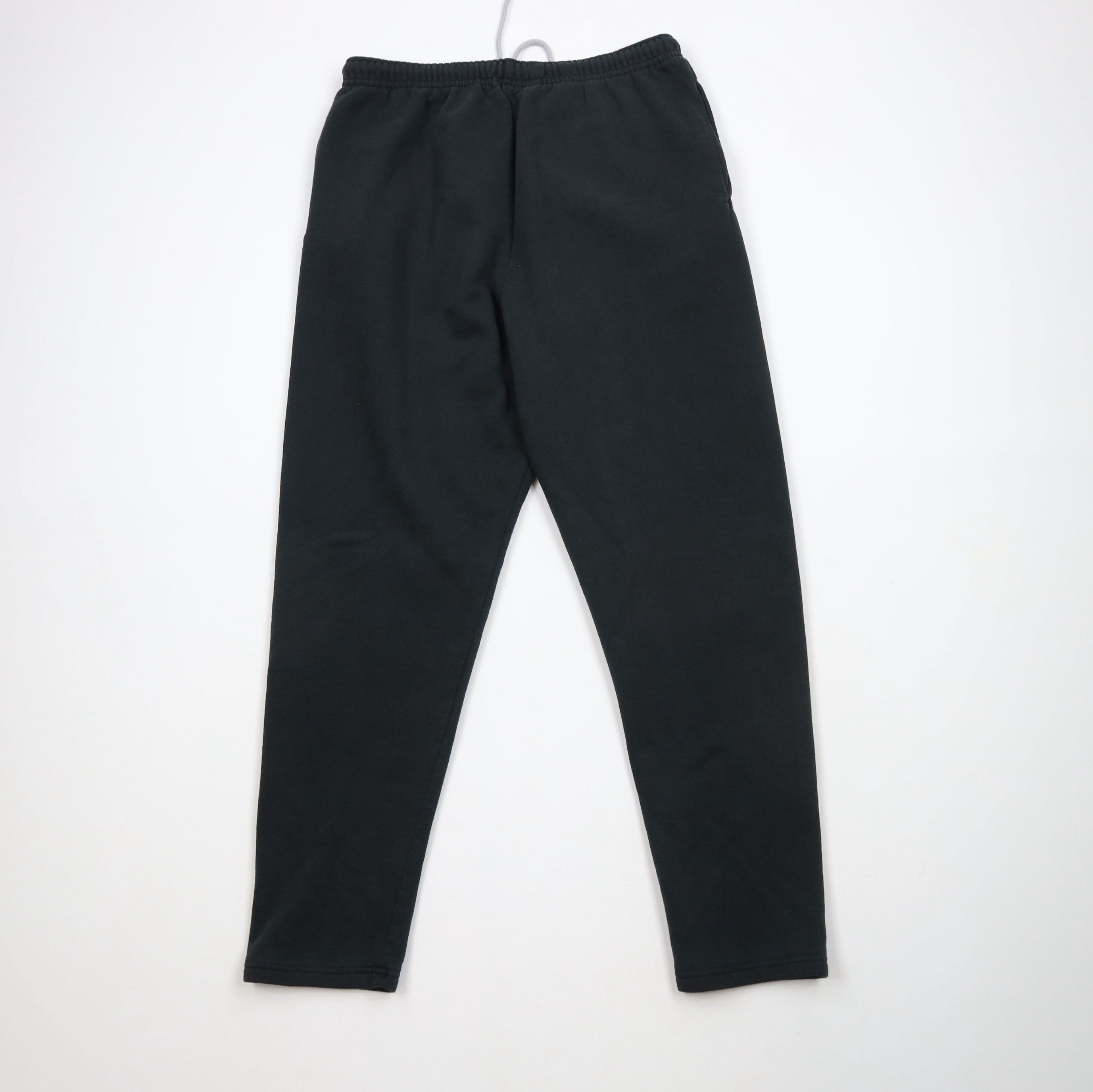 Vintage Vintage 90s Streetwear Blank Tapered Leg Sweatpants Black Size US 34 / EU 50 - 8 Thumbnail