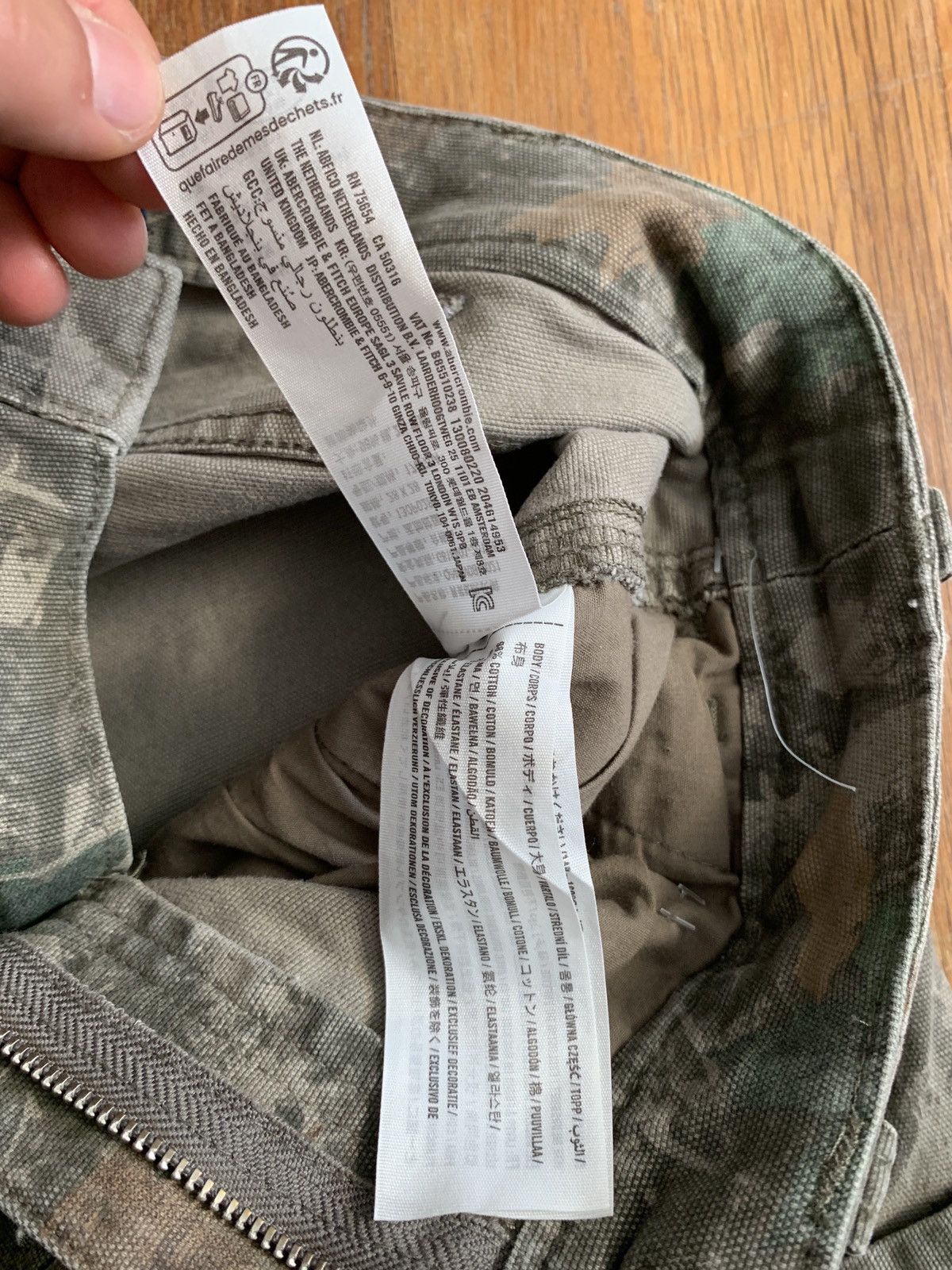 Abercrombie & Fitch × Vintage camo carpenter pants Size US 28 / EU 44 - 3 Thumbnail