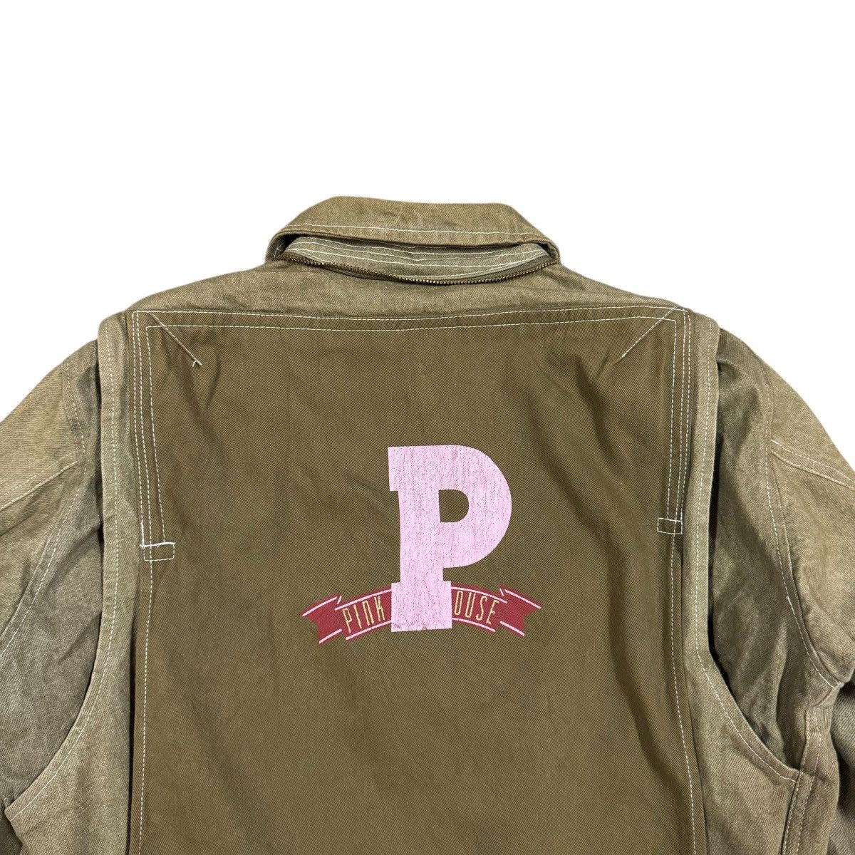 Karl Helmut Vtg🔥Pink House Karl Helmut Bomber Duck Canvas Bondage Jacket Size US M / EU 48-50 / 2 - 14 Thumbnail