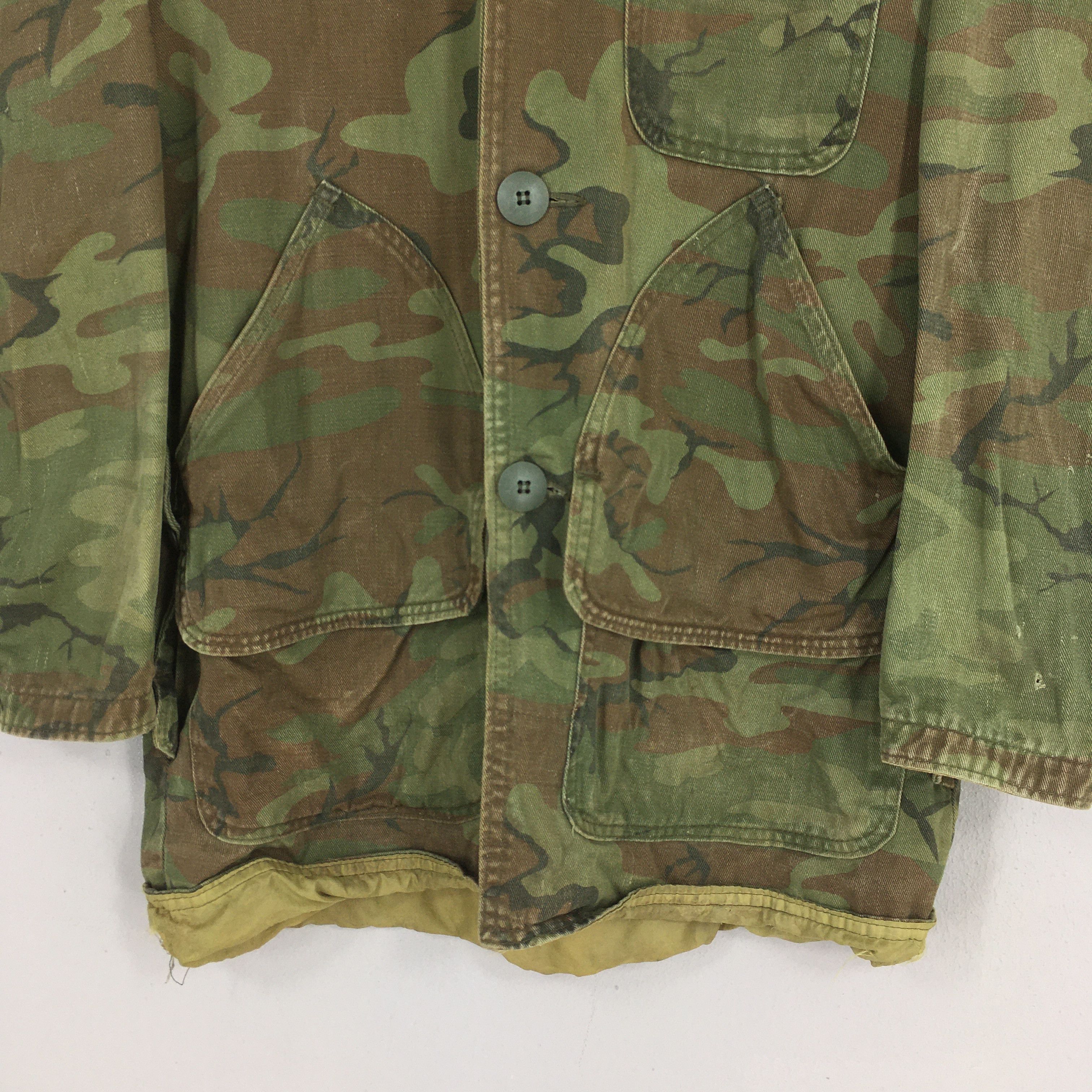 Sears Vintage 70's Sears Roebuck Hunting Camo Chore Jacket L Size US L / EU 52-54 / 3 - 3 Thumbnail