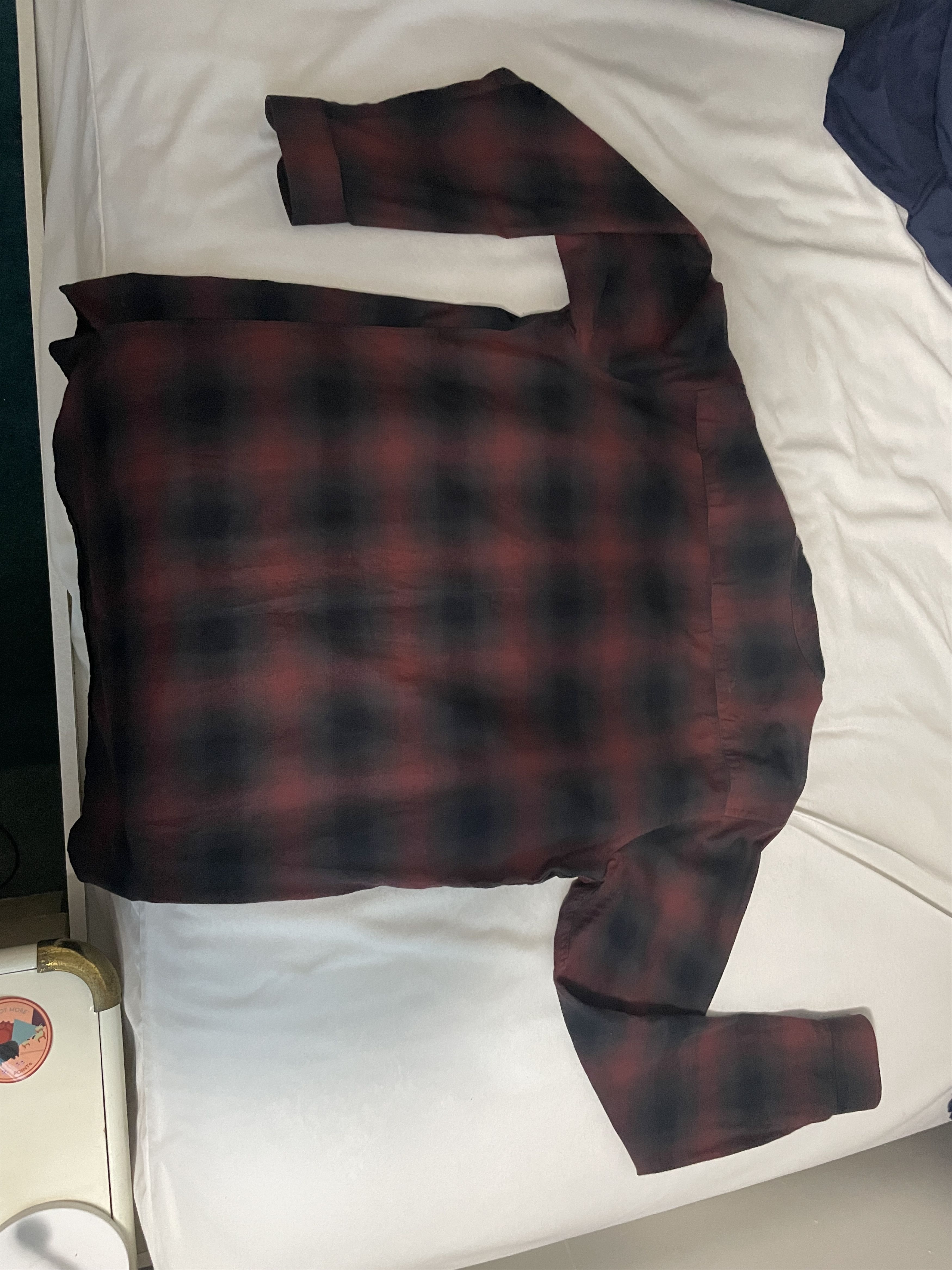 Naked & Famous Mandarin Collar Flannel Size US L / EU 52-54 / 3 - 3 Thumbnail
