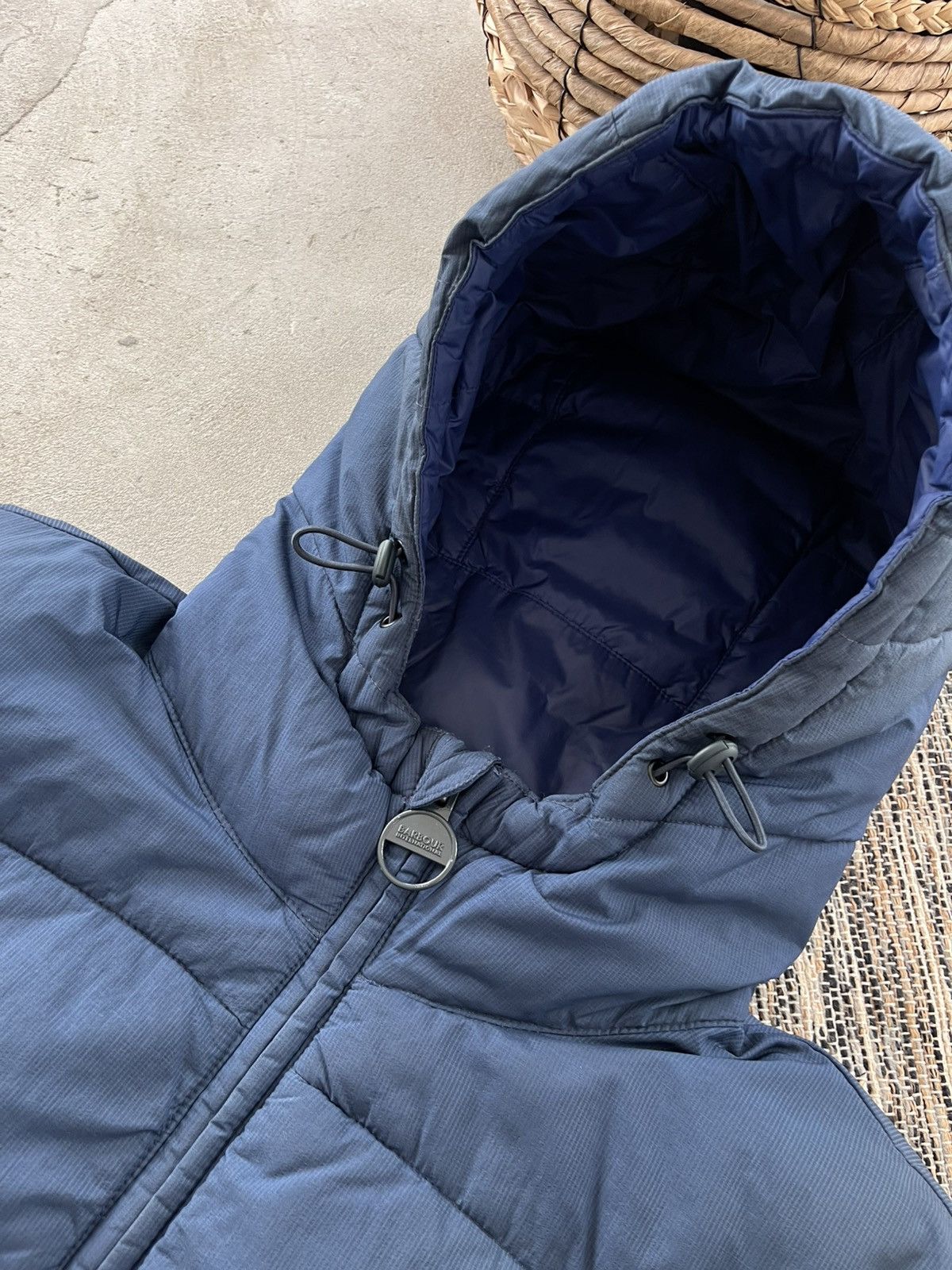 Barbour Vintage Barbour International Court Quilt Jacket Navy Y2K Size US L / EU 52-54 / 3 - 19 Thumbnail