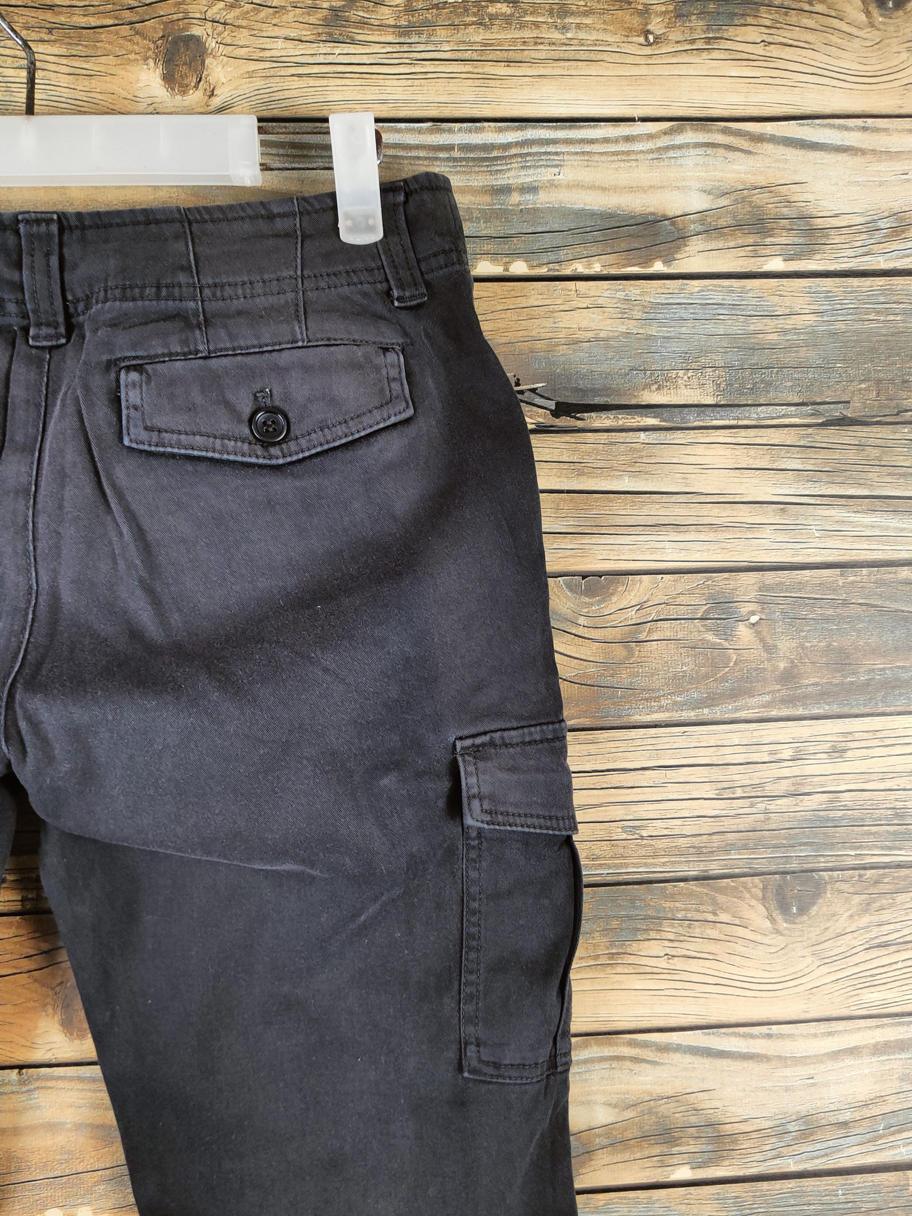 Japanese Brand DL A.v.v Standard Black Multipocket Cargo Pants #46-363 Size 27" / US 4 / IT 40 - 10 Thumbnail