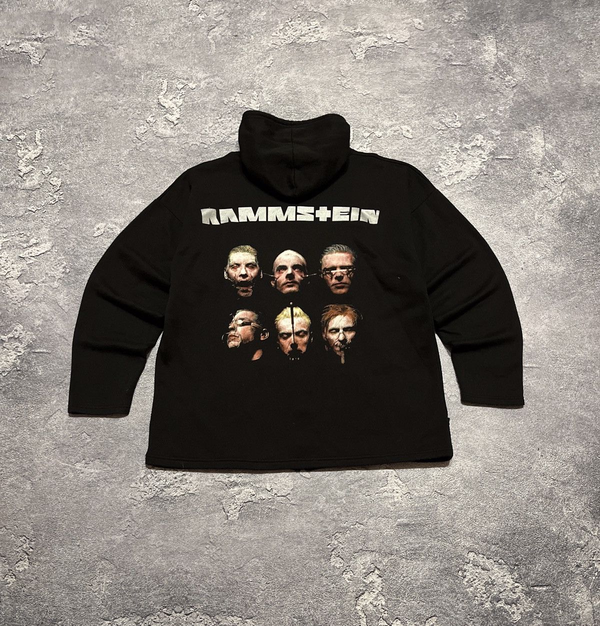 Band Tees Vintage 90s Rammstein ‘Sehnsucht Faces’ Euro Bootleg Hoodie Size US XL / EU 56 / 4 - 1 Thumbnail